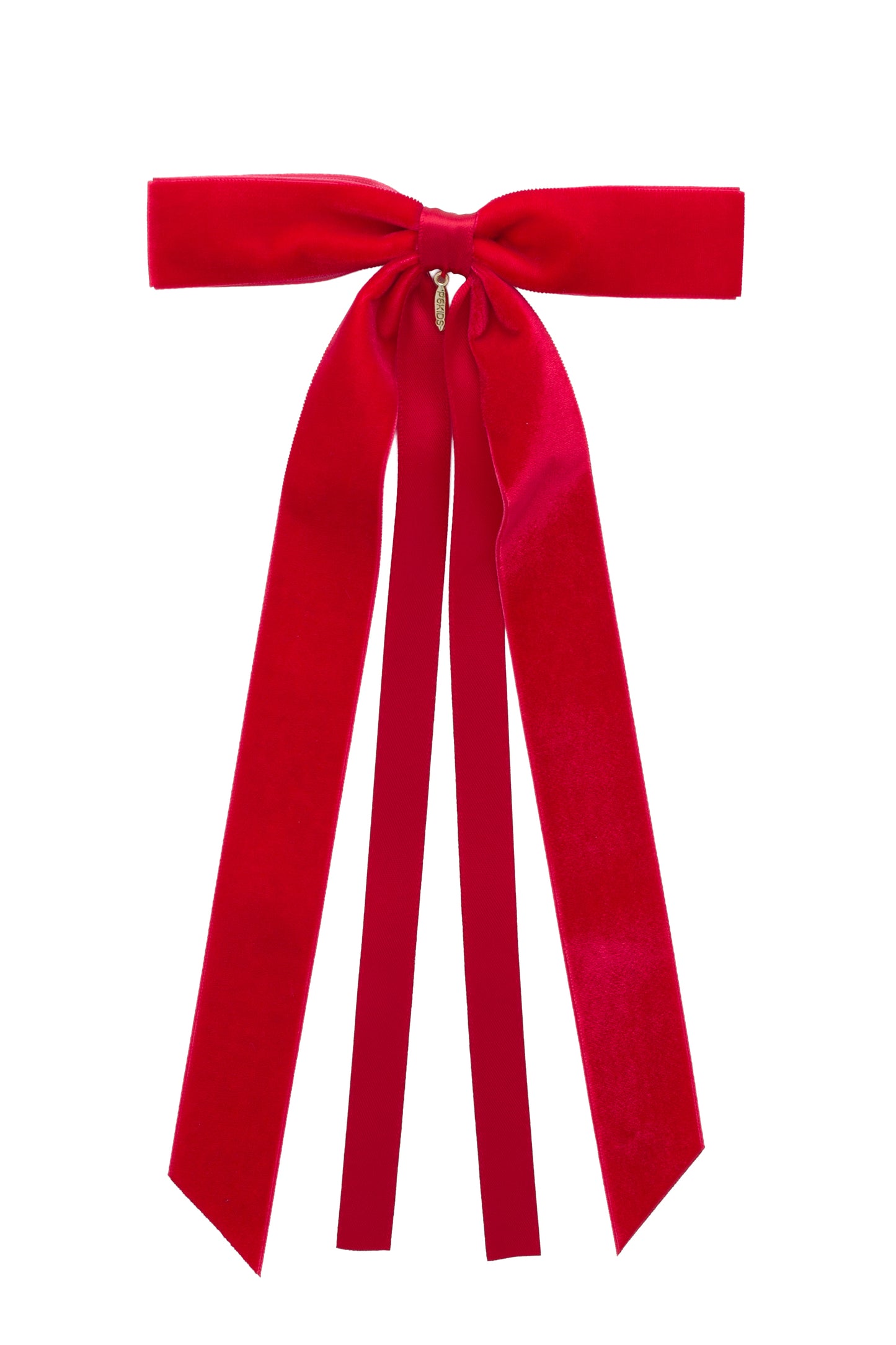 Arabesque Velvet Large Clip - Red