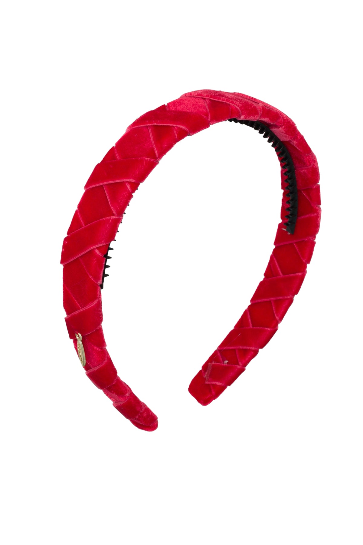Ballet Slippers Velvet Headband - Red
