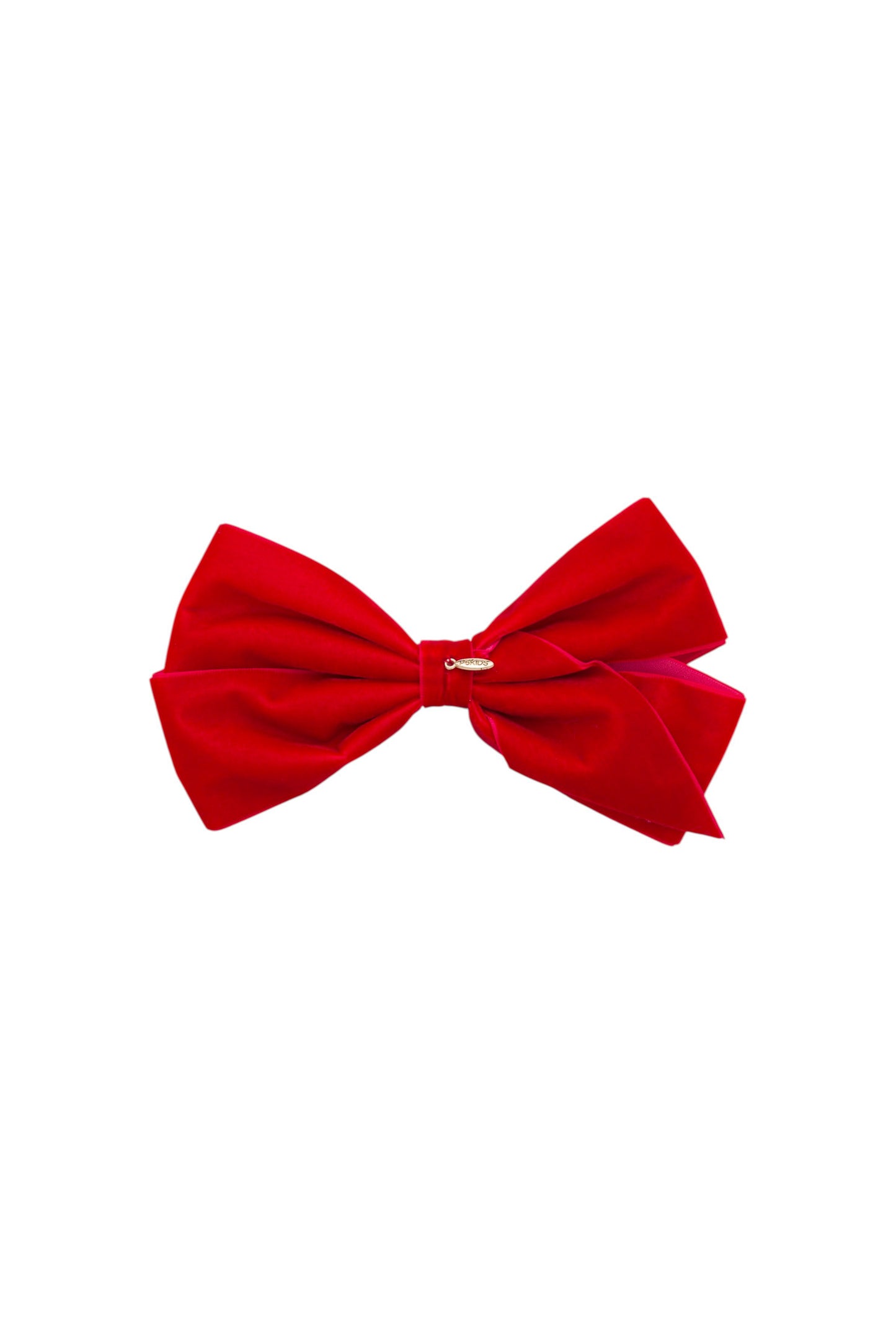 Dahlia Velvet Clip - Red