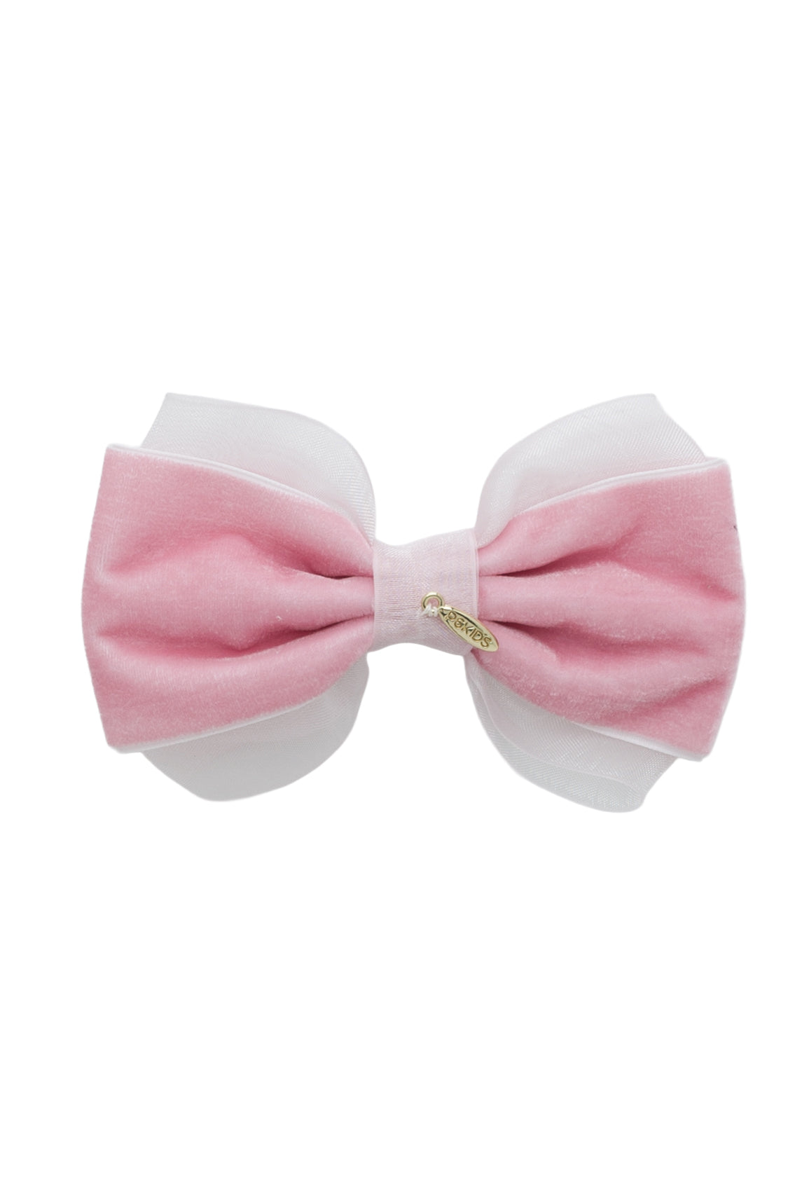 Demi Velvet Bow Clip - Dusty Rose