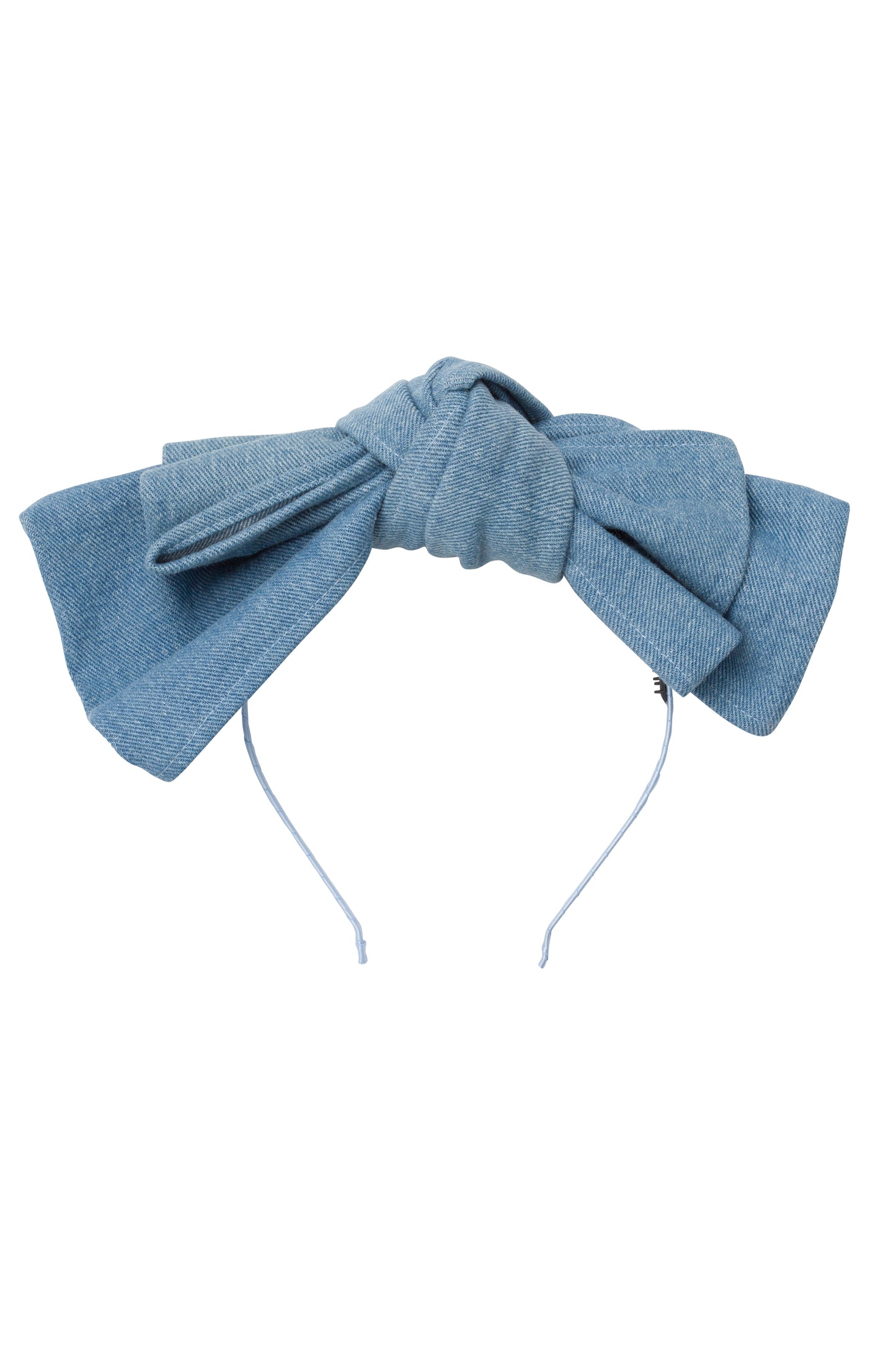 Floppy Denim Headband - Sky Blue Denim