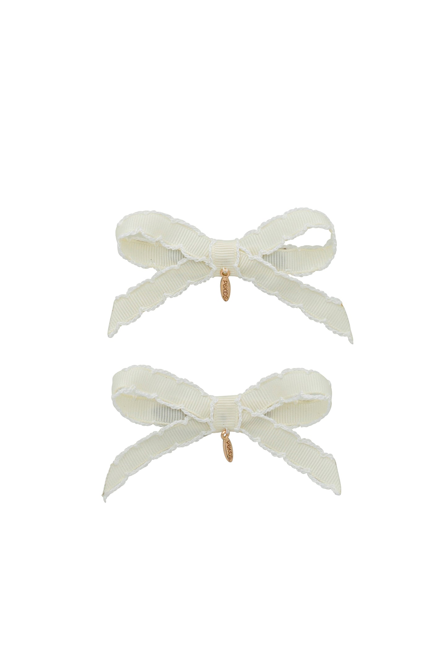Gerber Moonstitch Clip Set of 2 - Ivory
