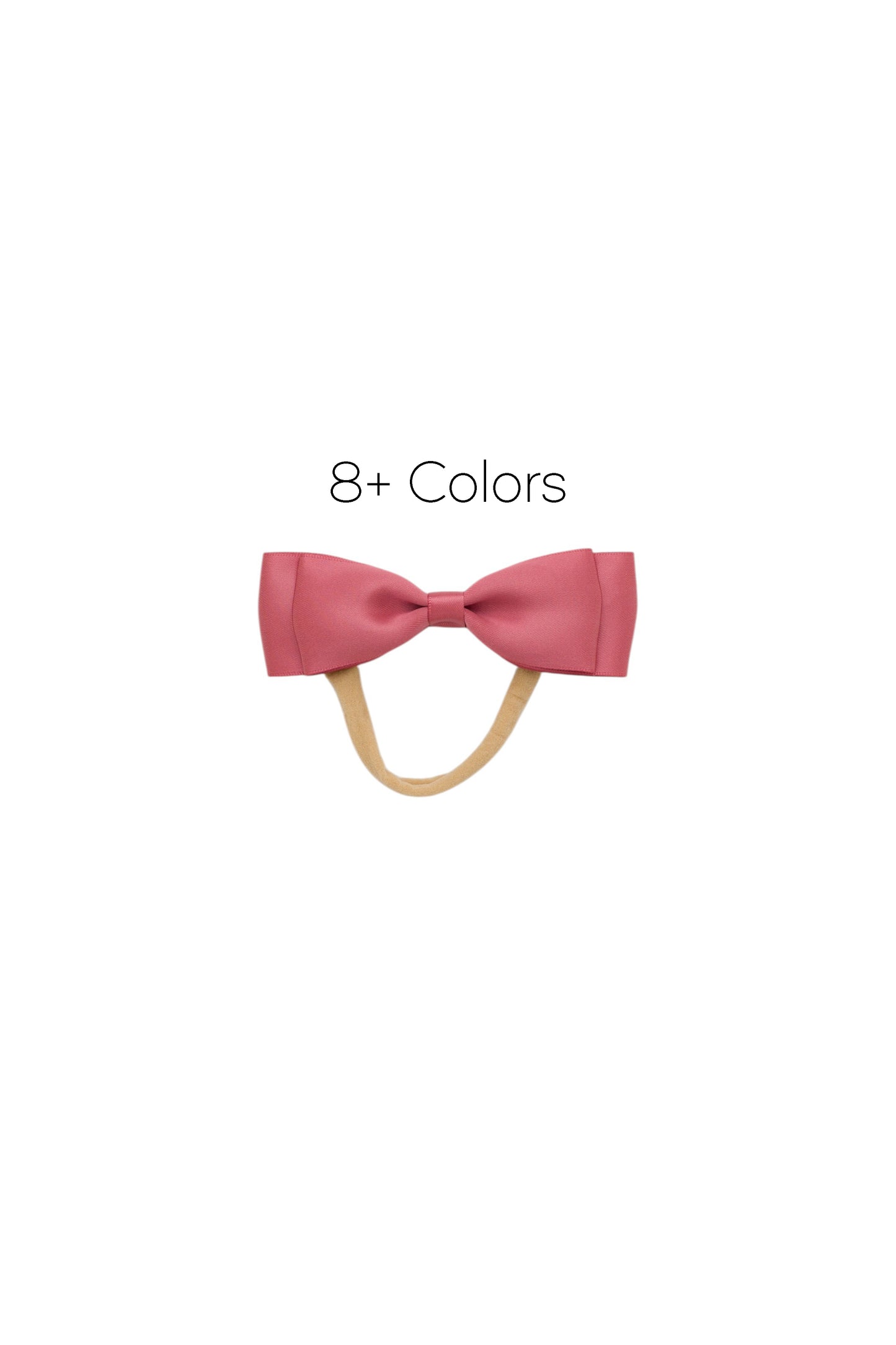 Heather Satin Bow Newborn - Available in 8+ Colors