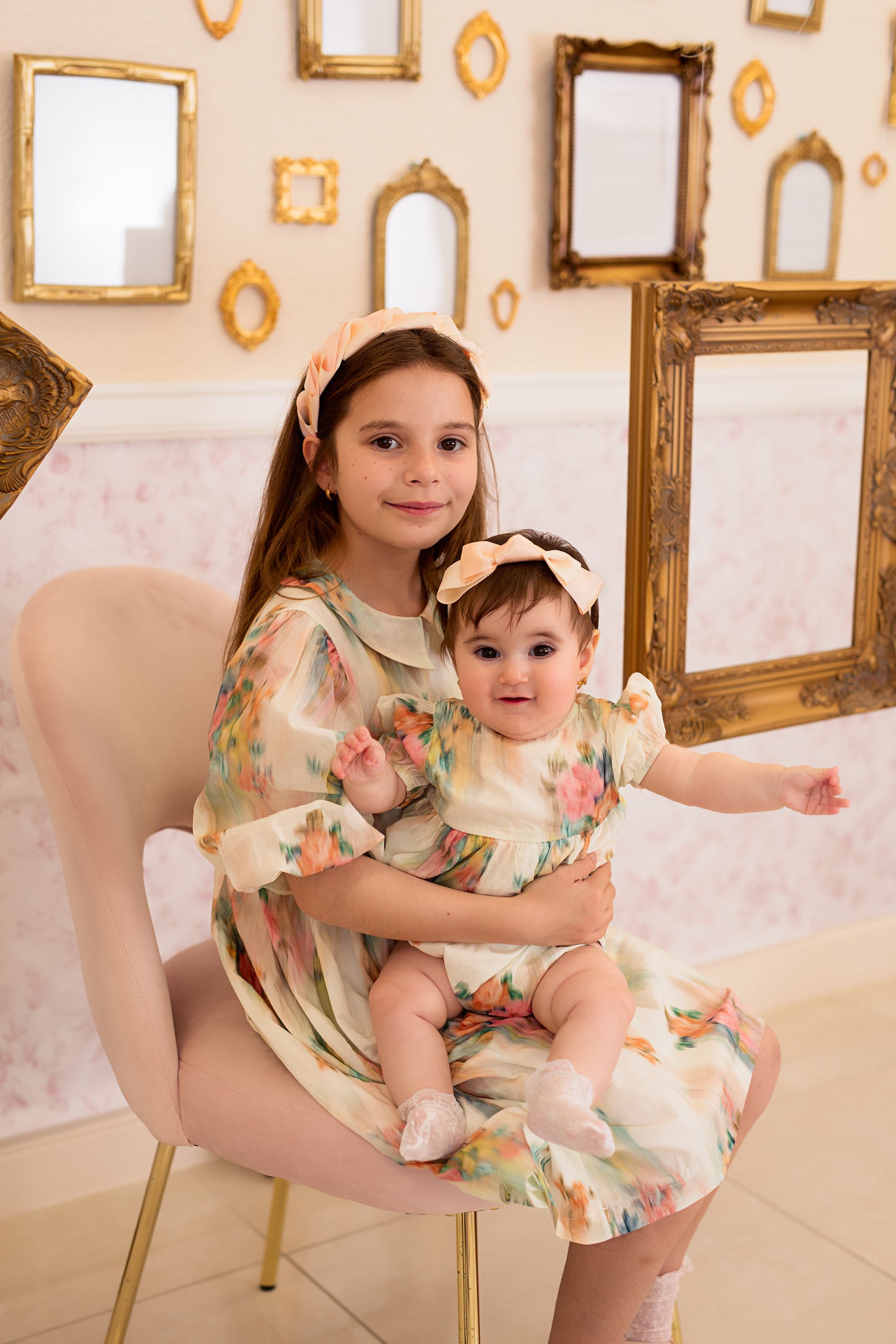 Cascading Duo Headband - Lemon Yellow