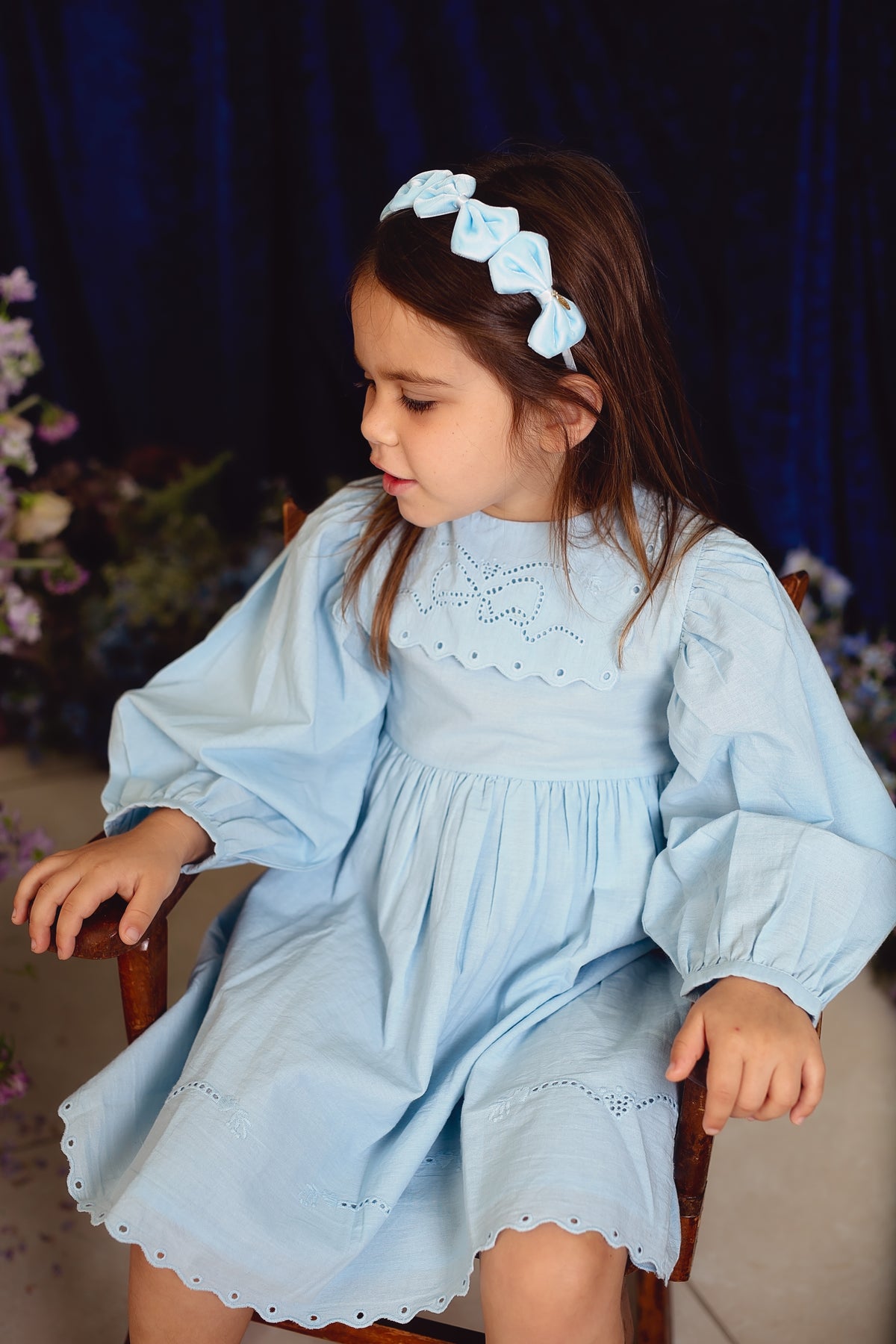 Tendu Velvet Bow Headband - Taupe