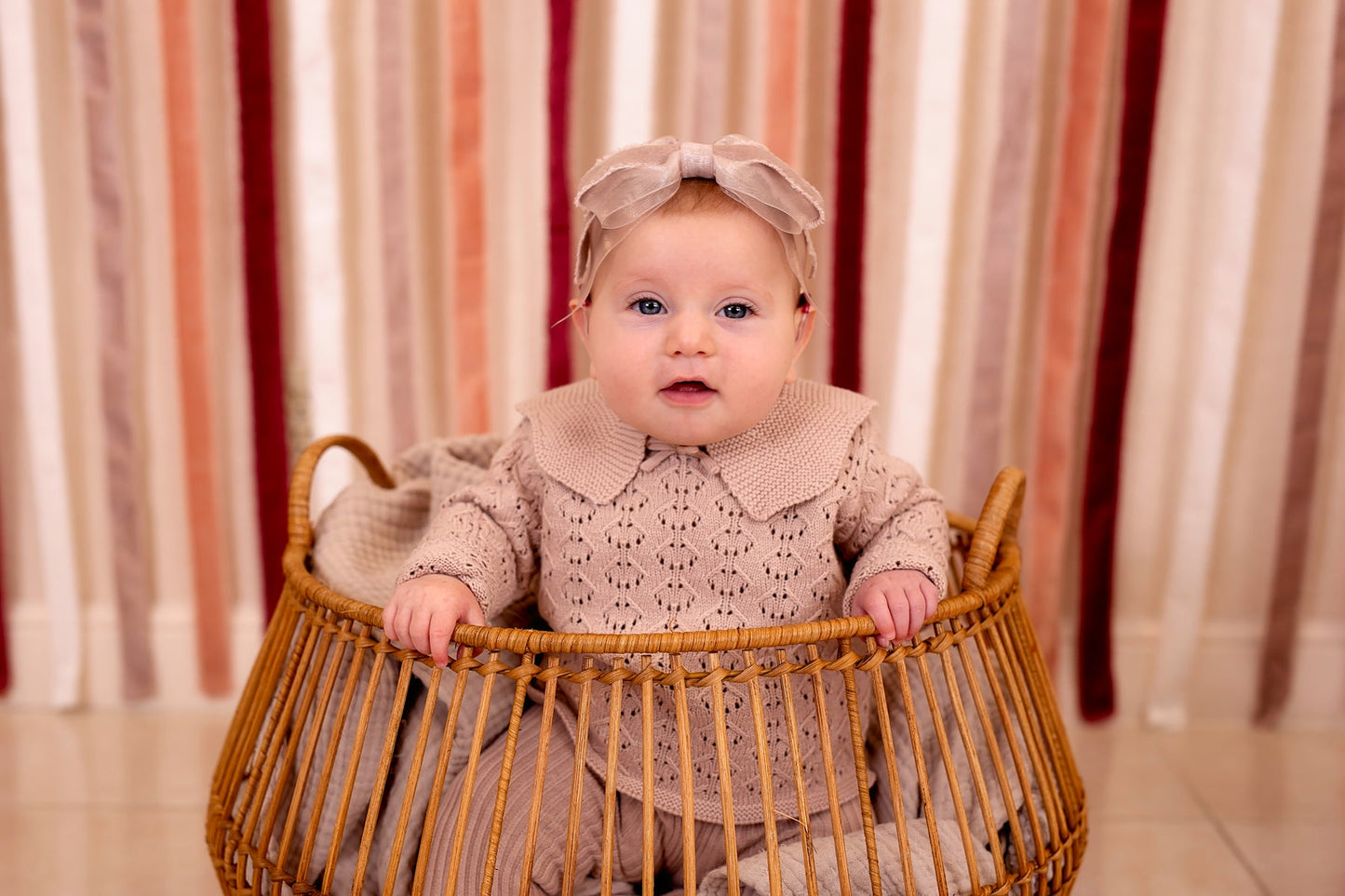 Primrose Bow Wrap - Red (Handmade in the USA!)