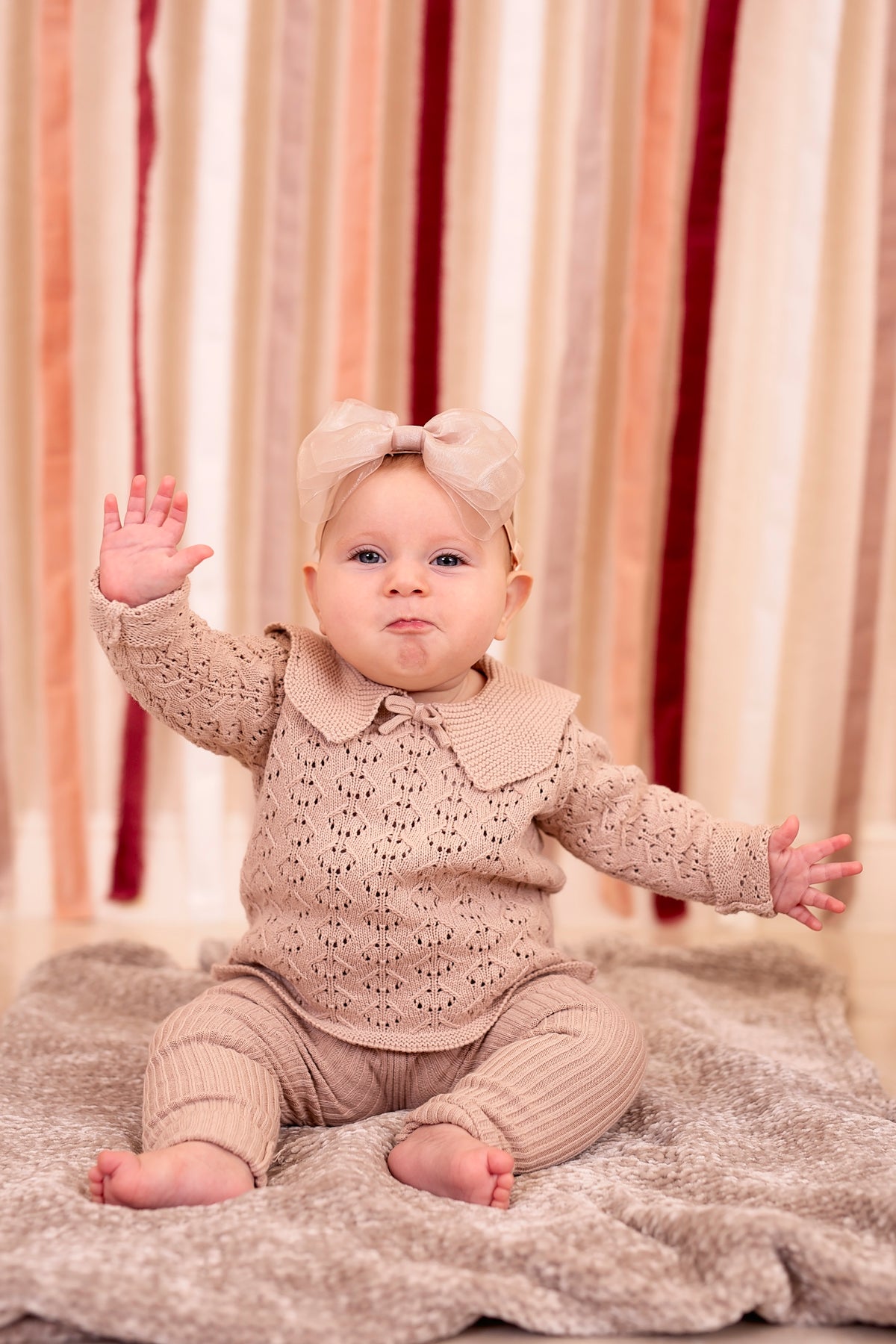 Heather Organza Wrap - Baby Pink (Handmade in the USA!)