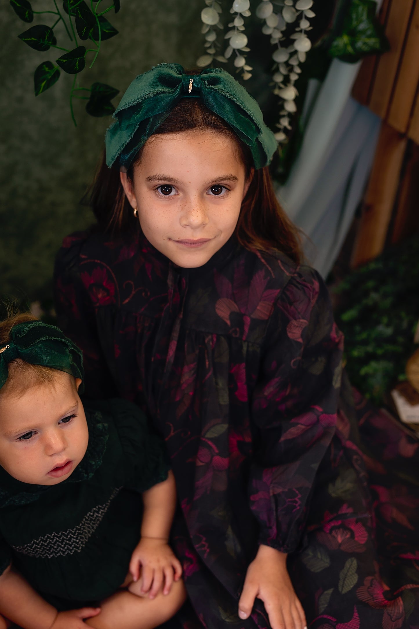 Primrose Bow Headband - Spruce Green (Handmade in the USA!)