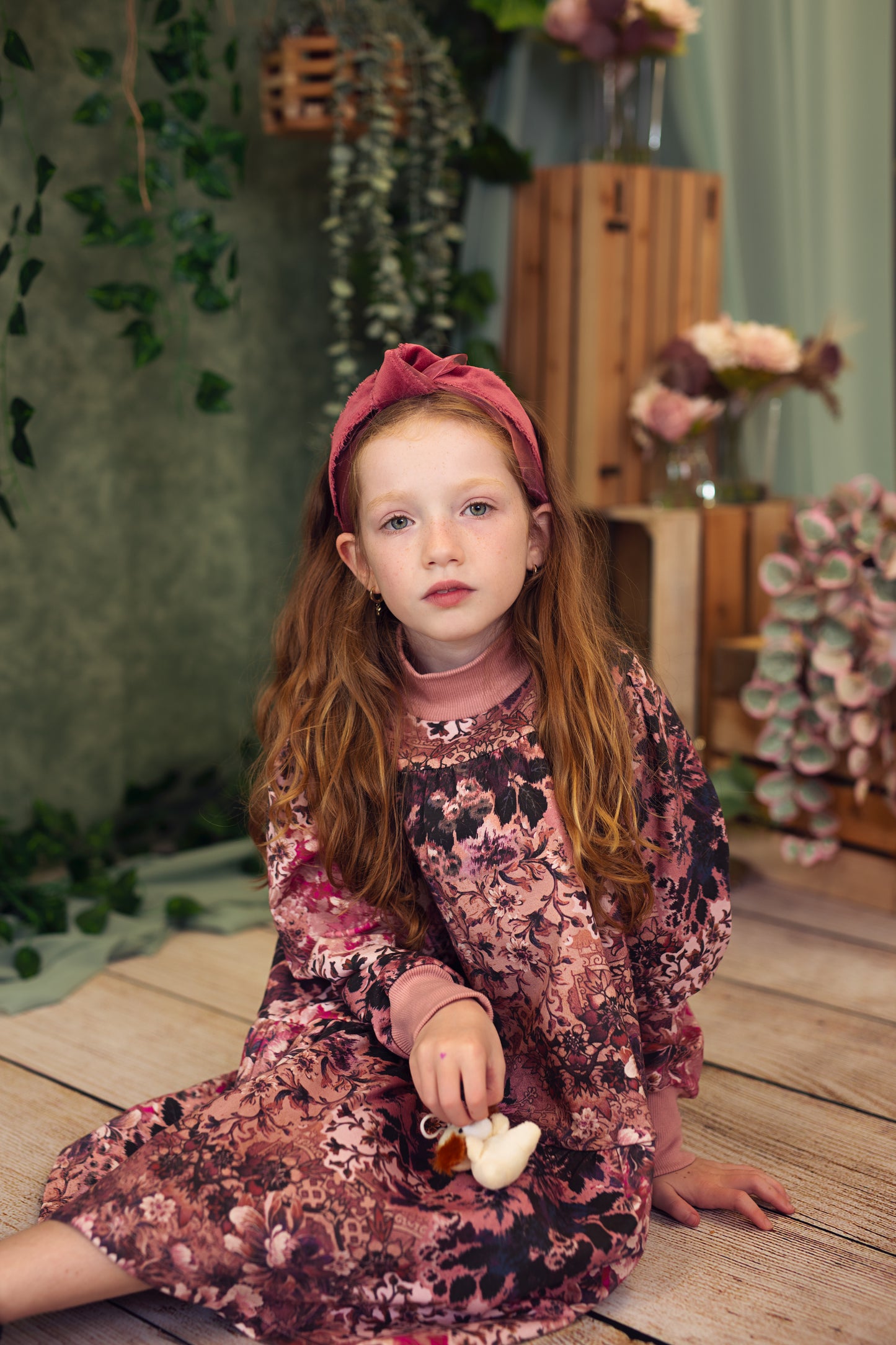 Knot Primrose Headband - Blue
