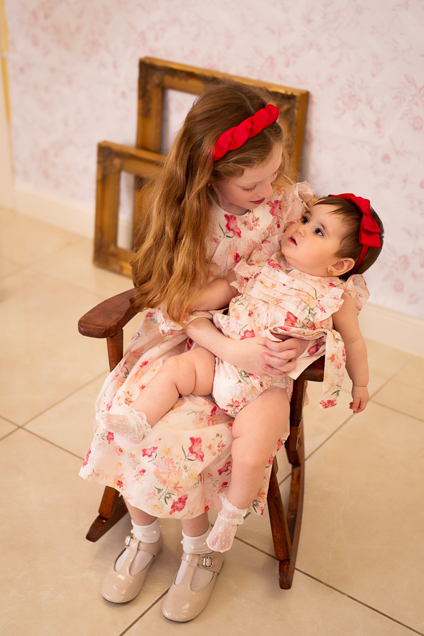 Twisted Duo Headband - Petal Peach