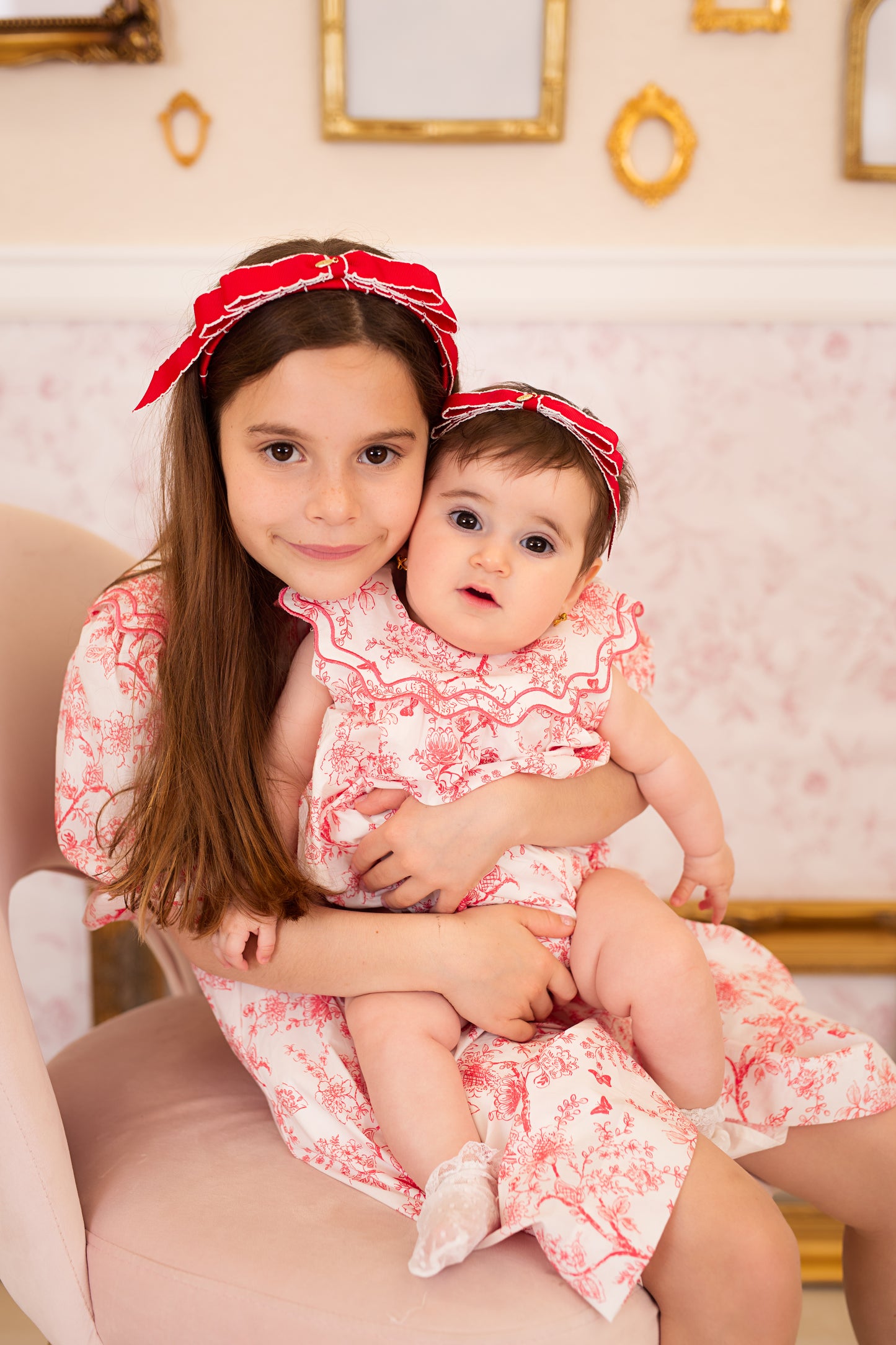 Doubled Matilda Moonstitch Headband - Powder Pink
