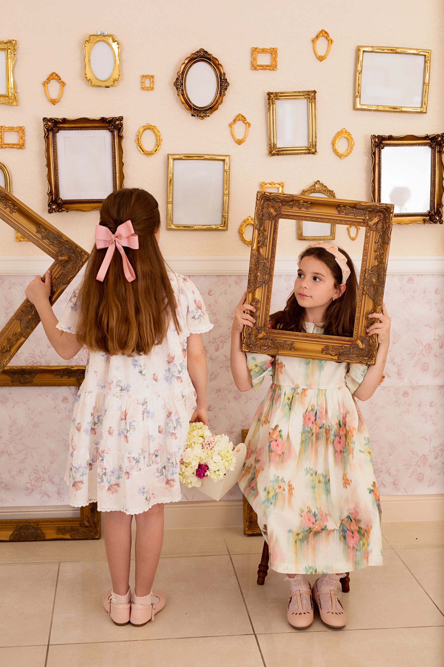 Cascading Duo Headband - Ivory