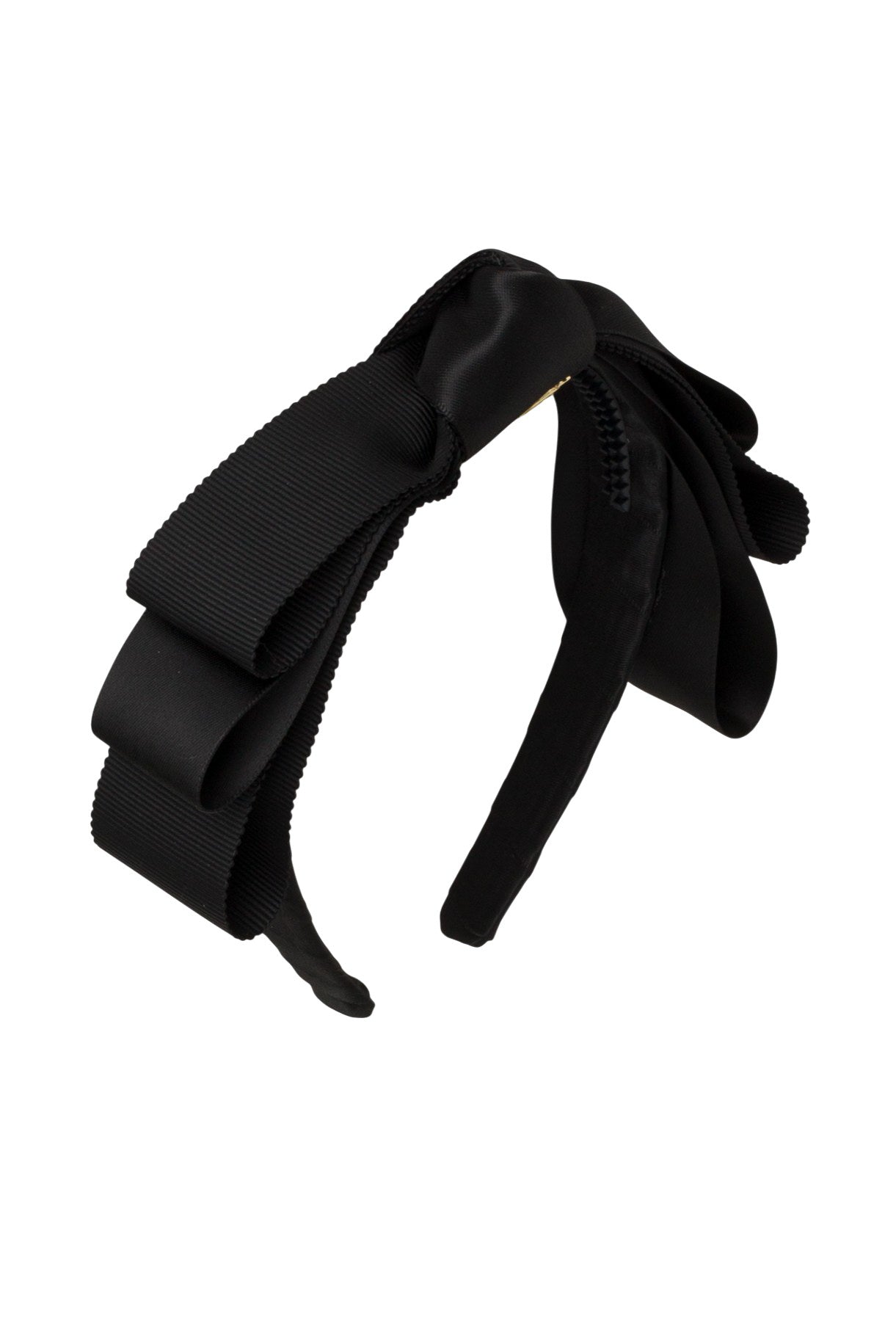 Knotted Heather Duo Headband - Black
