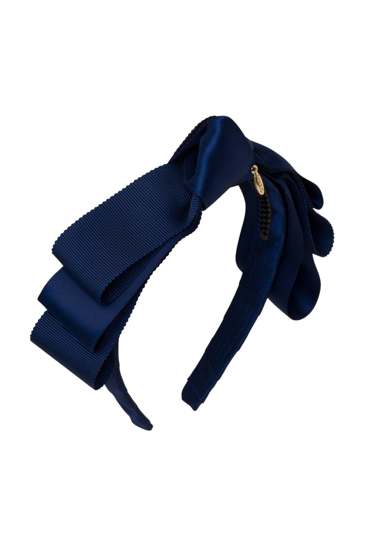 Knotted Heather Duo Headband - Navy