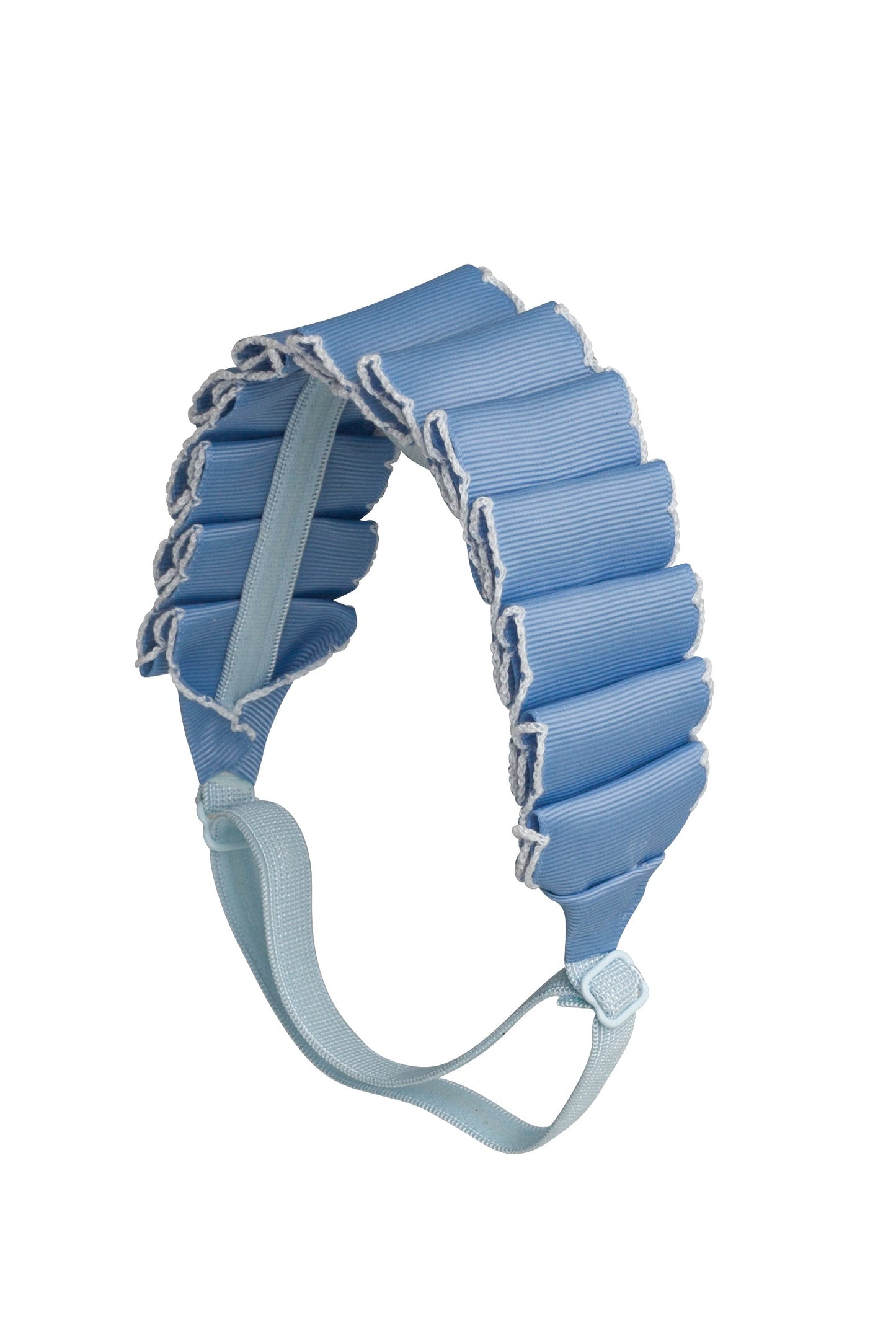 Layered Moonstitch Wrap - French Blue
