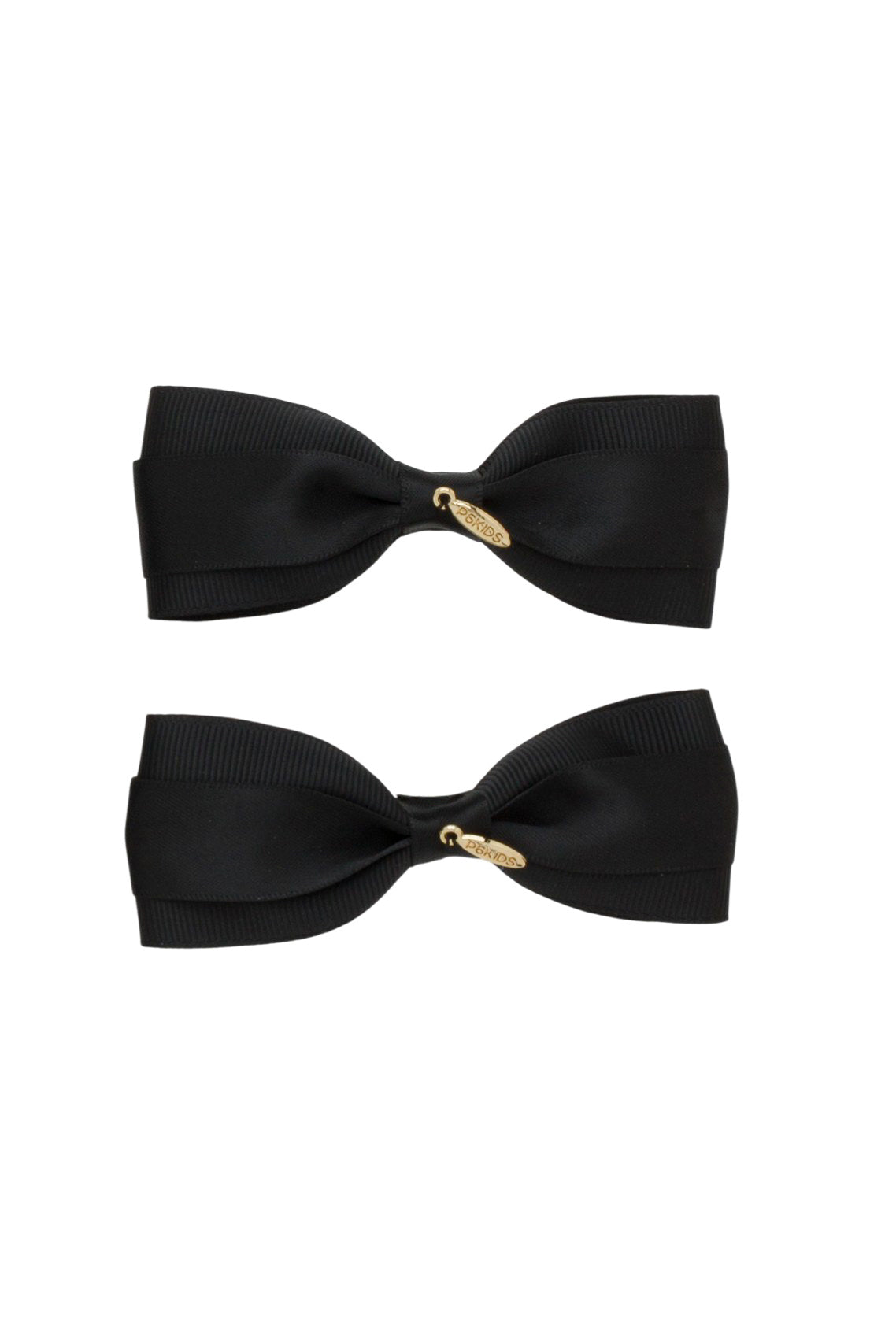 Layla Duo Bow Clip Set of 2 - Black
