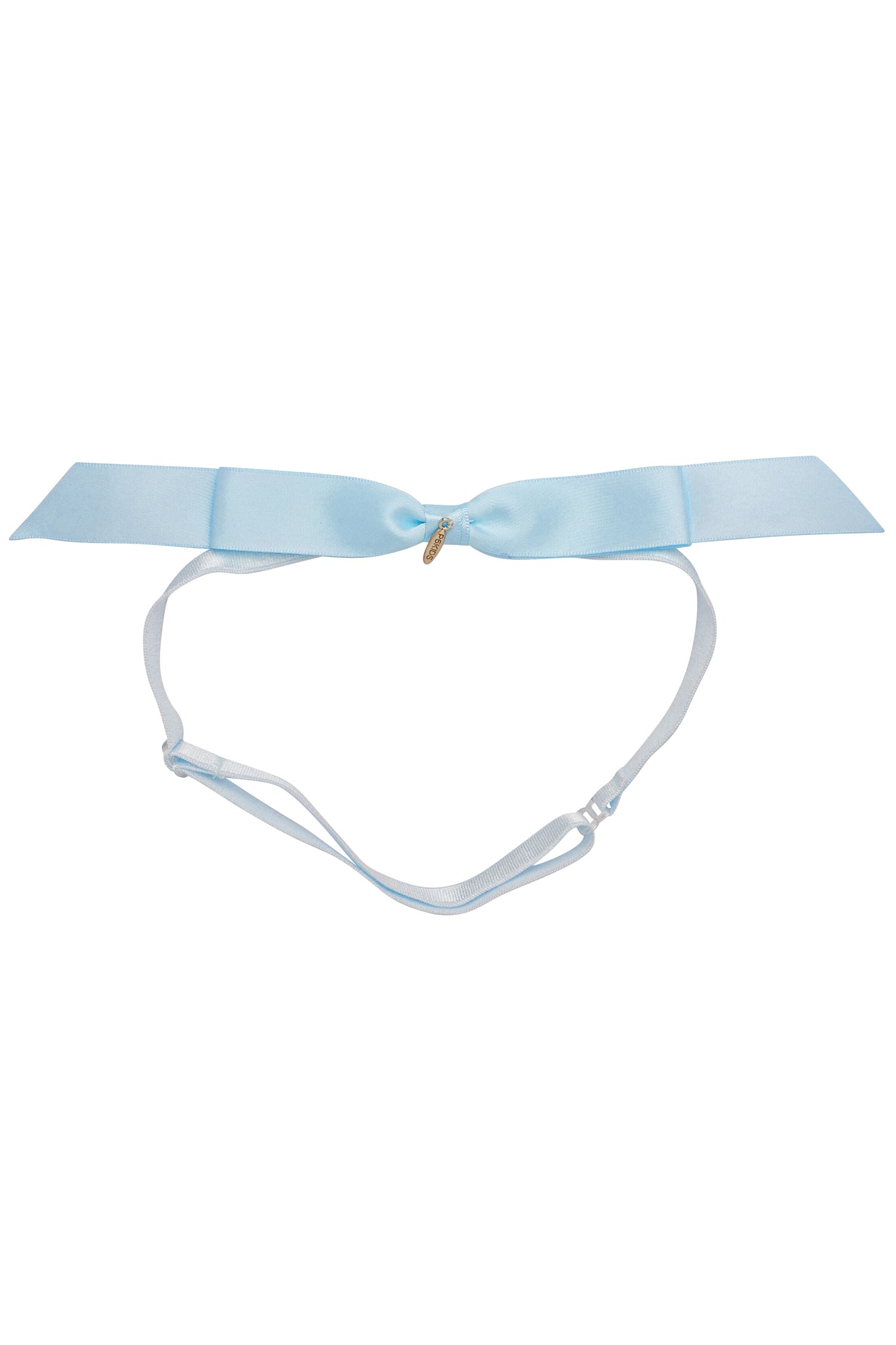 Matilda Satin Wrap - Light Blue