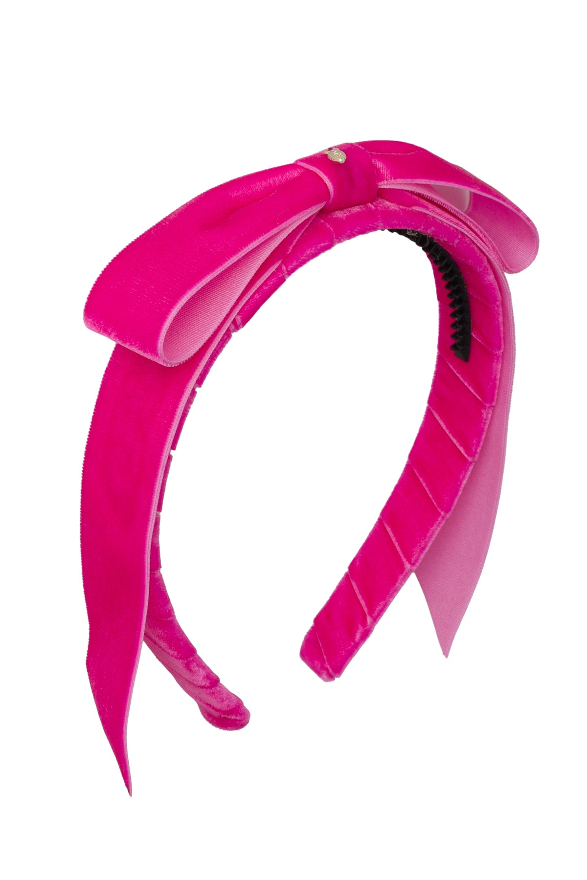 Matilda Velvet Headband - Hot Pink