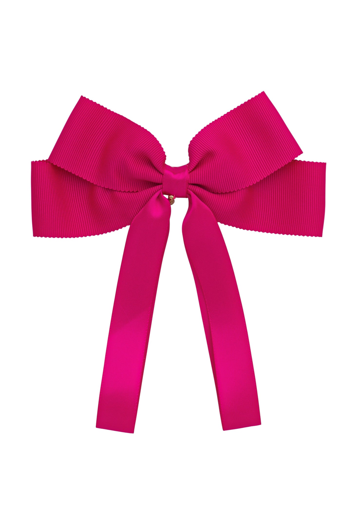 Noa Bow Clip - Hot Pink