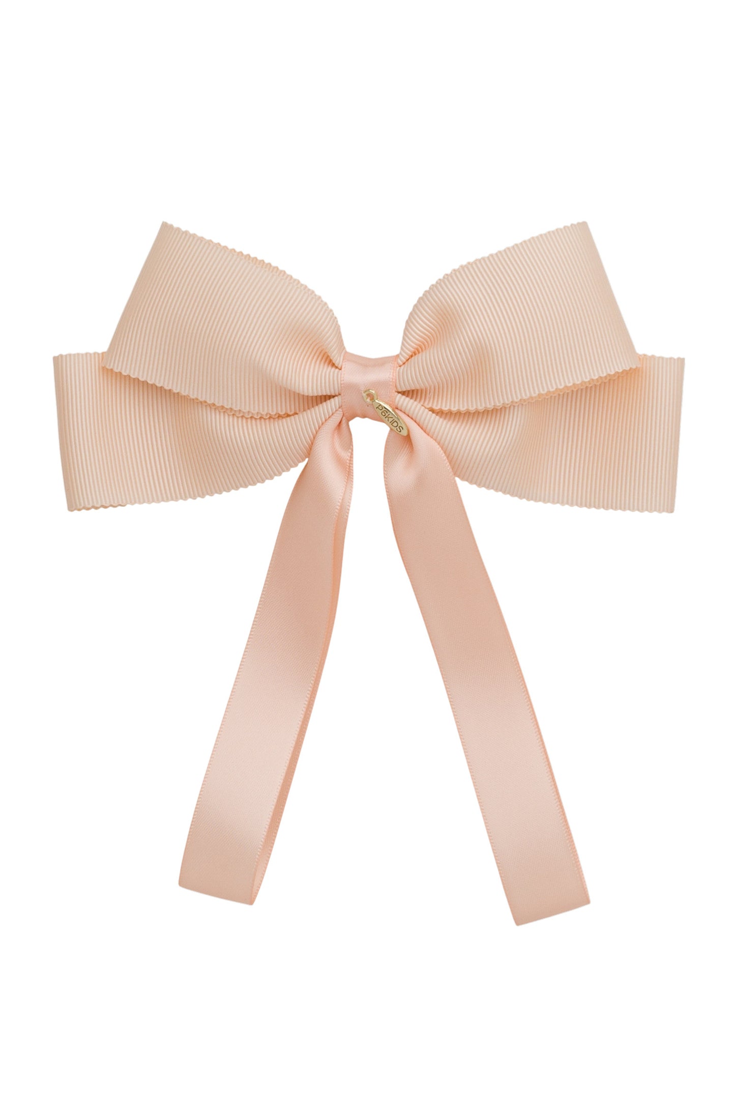 Noa Bow Clip - Petal Peach