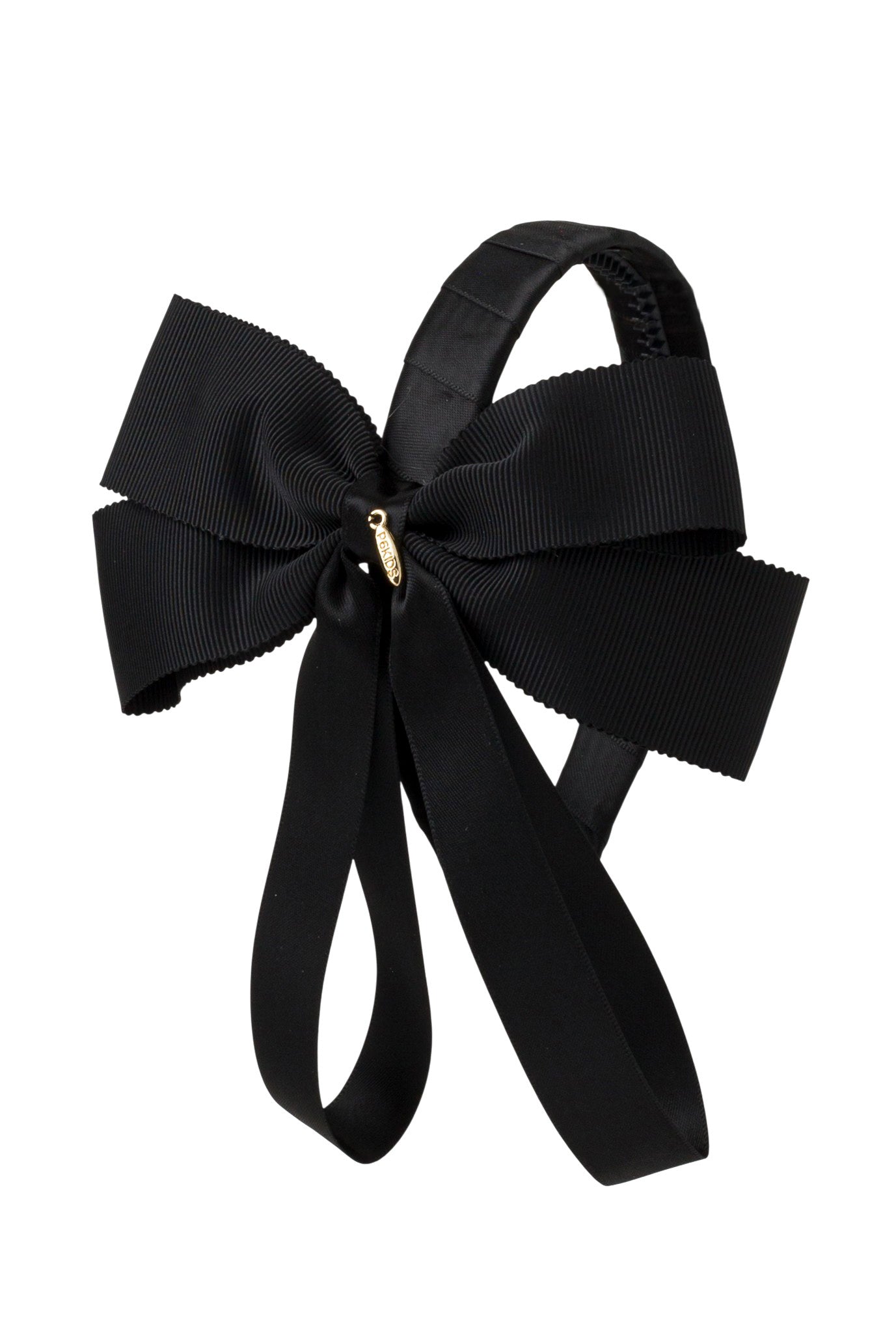Noa Bow Headband - Black