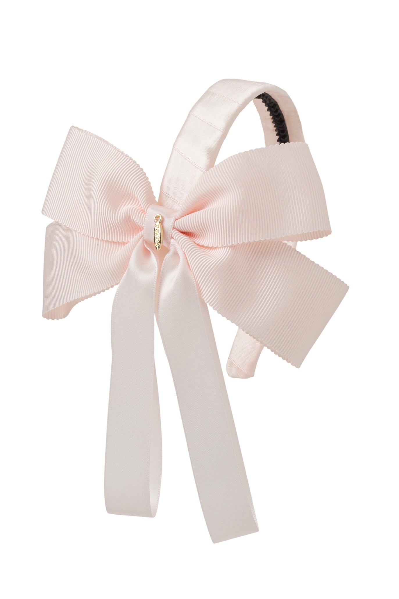 Noa Bow Headband - Palest Pink