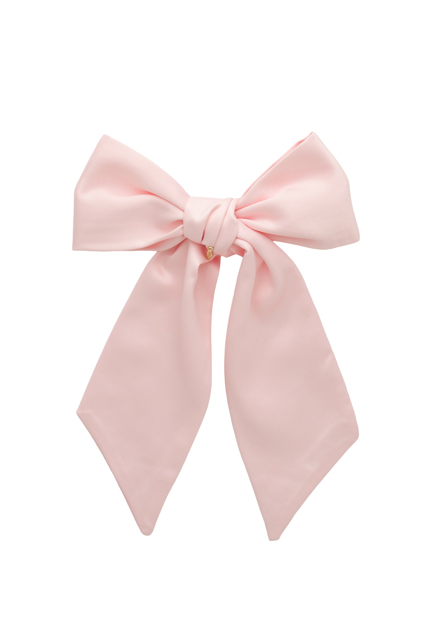 Prima Viscose Bow Clip - Baby Pink