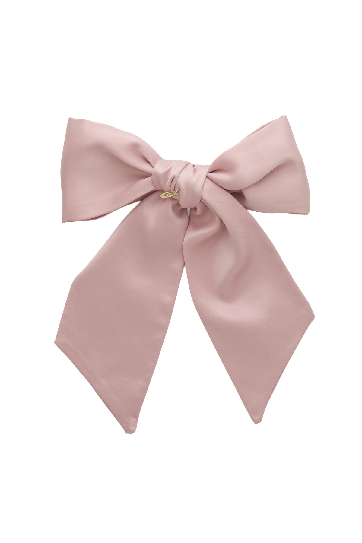 Prima Viscose Bow Clip - Pink Mauve