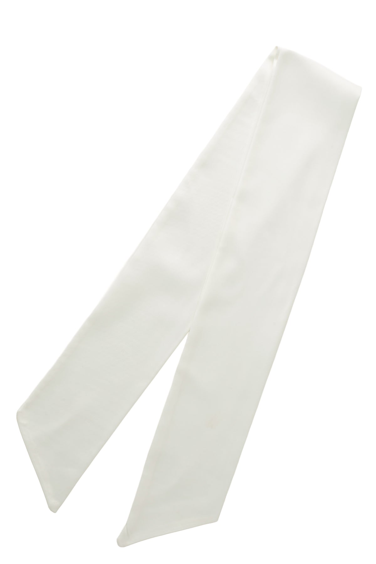 Prima Viscose Hair Sash - Dove White