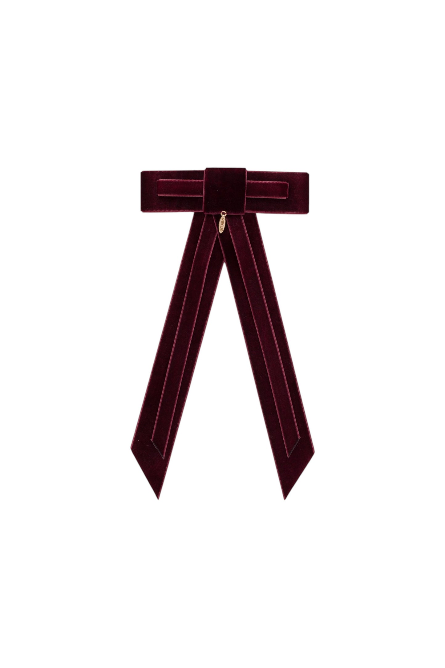 Rebecca Velvet Clip - Burgundy