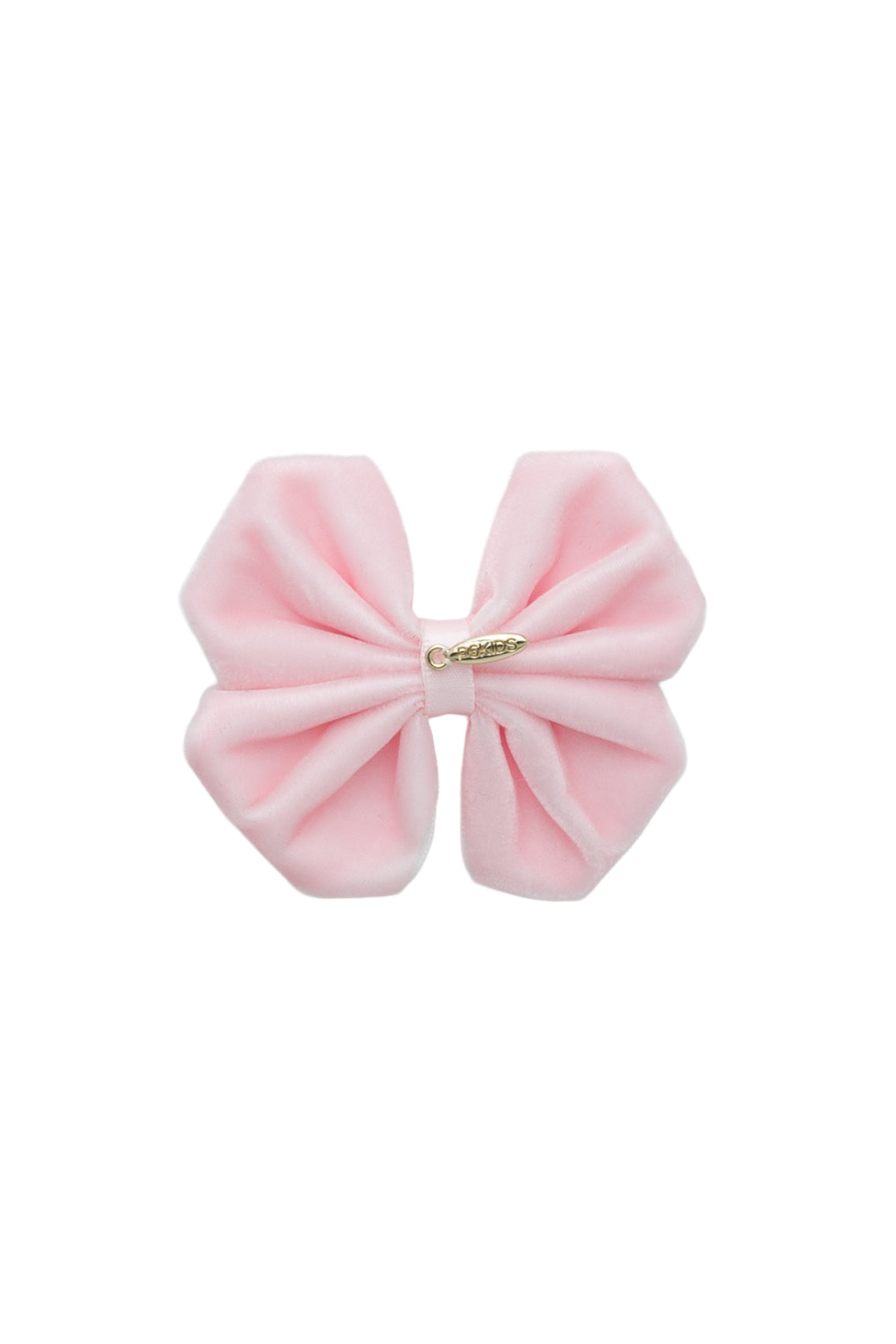 Tendu Butterfly Velvet Clip - Baby Pink