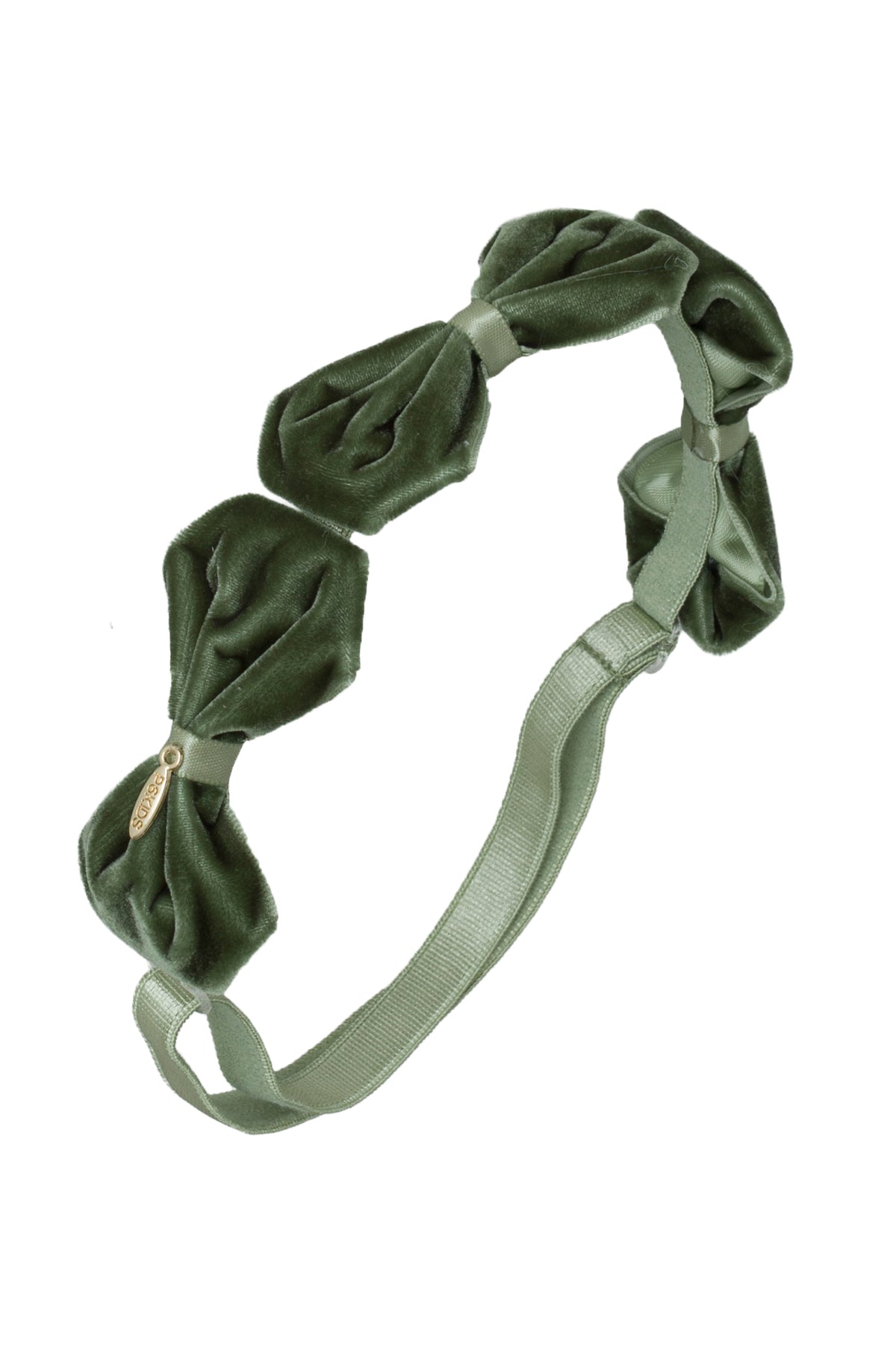 Tendu Velvet Wrap - Forest Green Moss