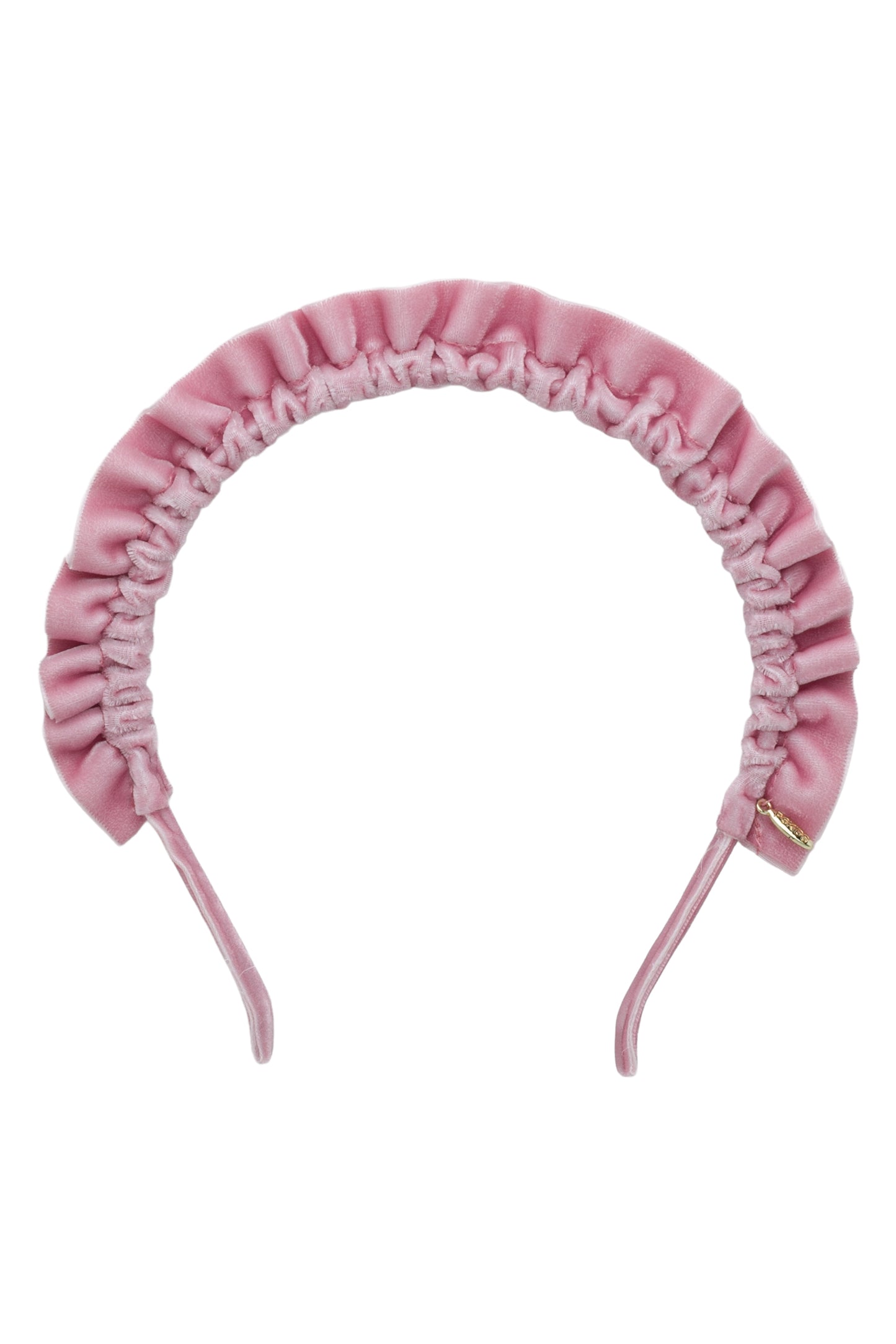Tutu Velvet Headband - Dusty Rose