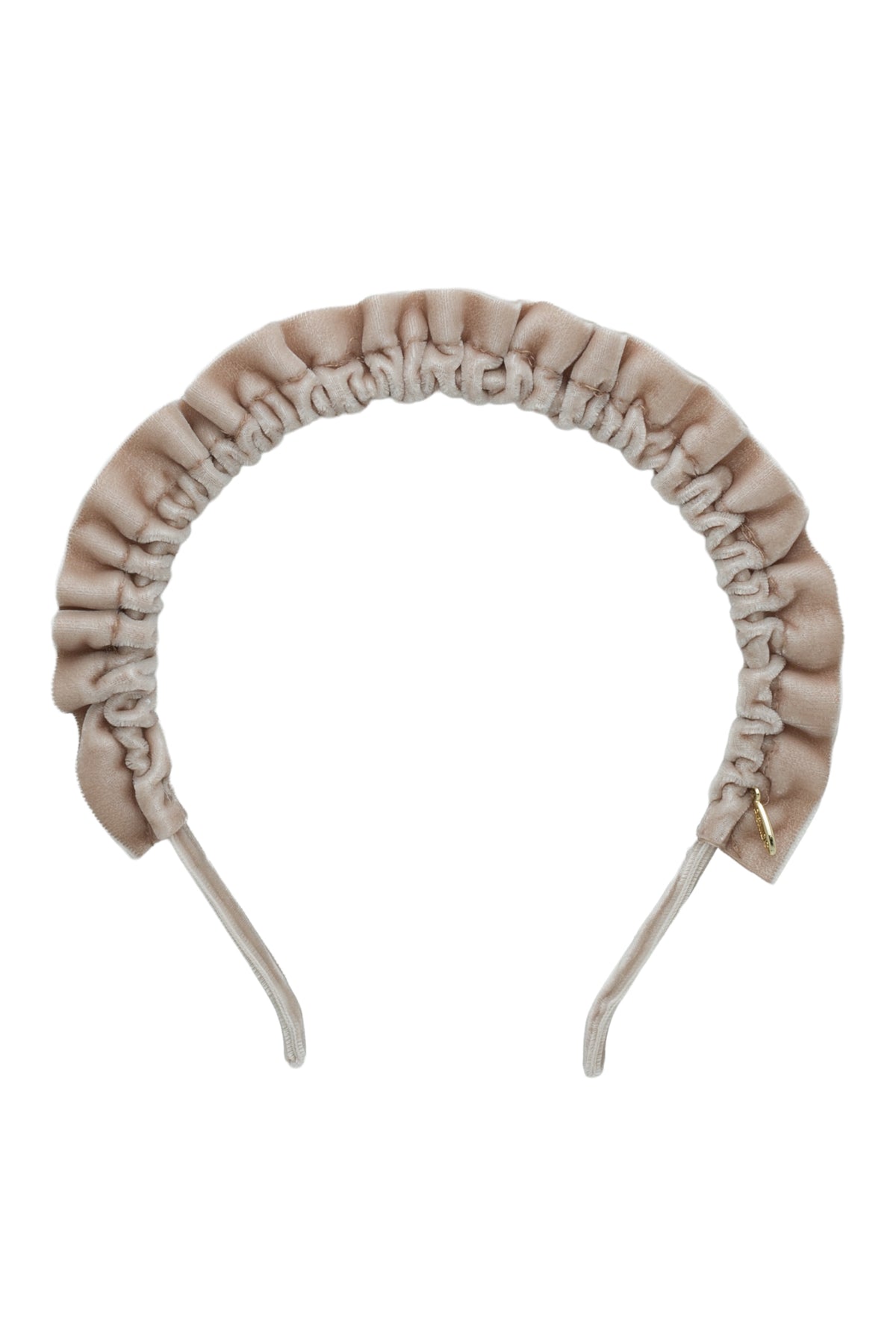 Tutu Velvet Headband - Taupe