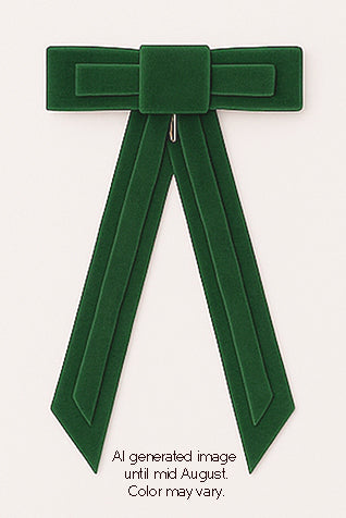 Rebecca Velvet Clip - Emerald Green