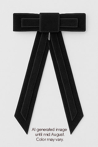 Rebecca Velvet Clip - Black