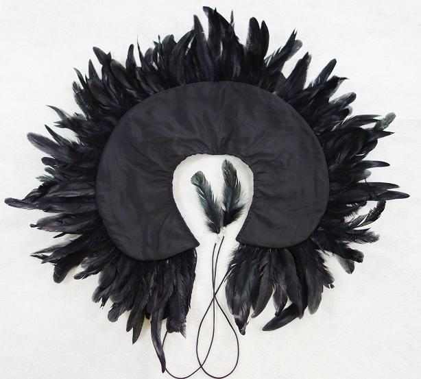 Feather Collar - Black