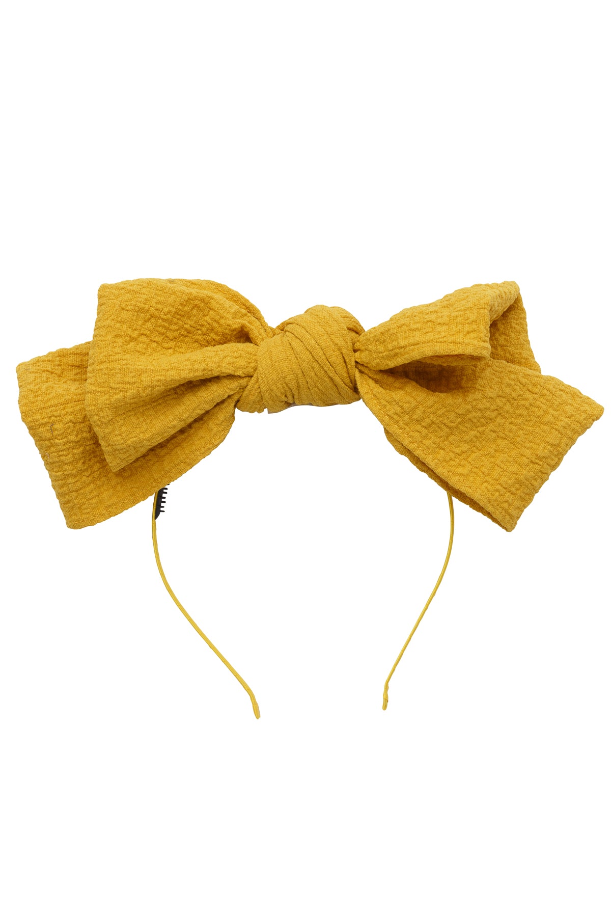 Floppy Muslin Headband - Mustard