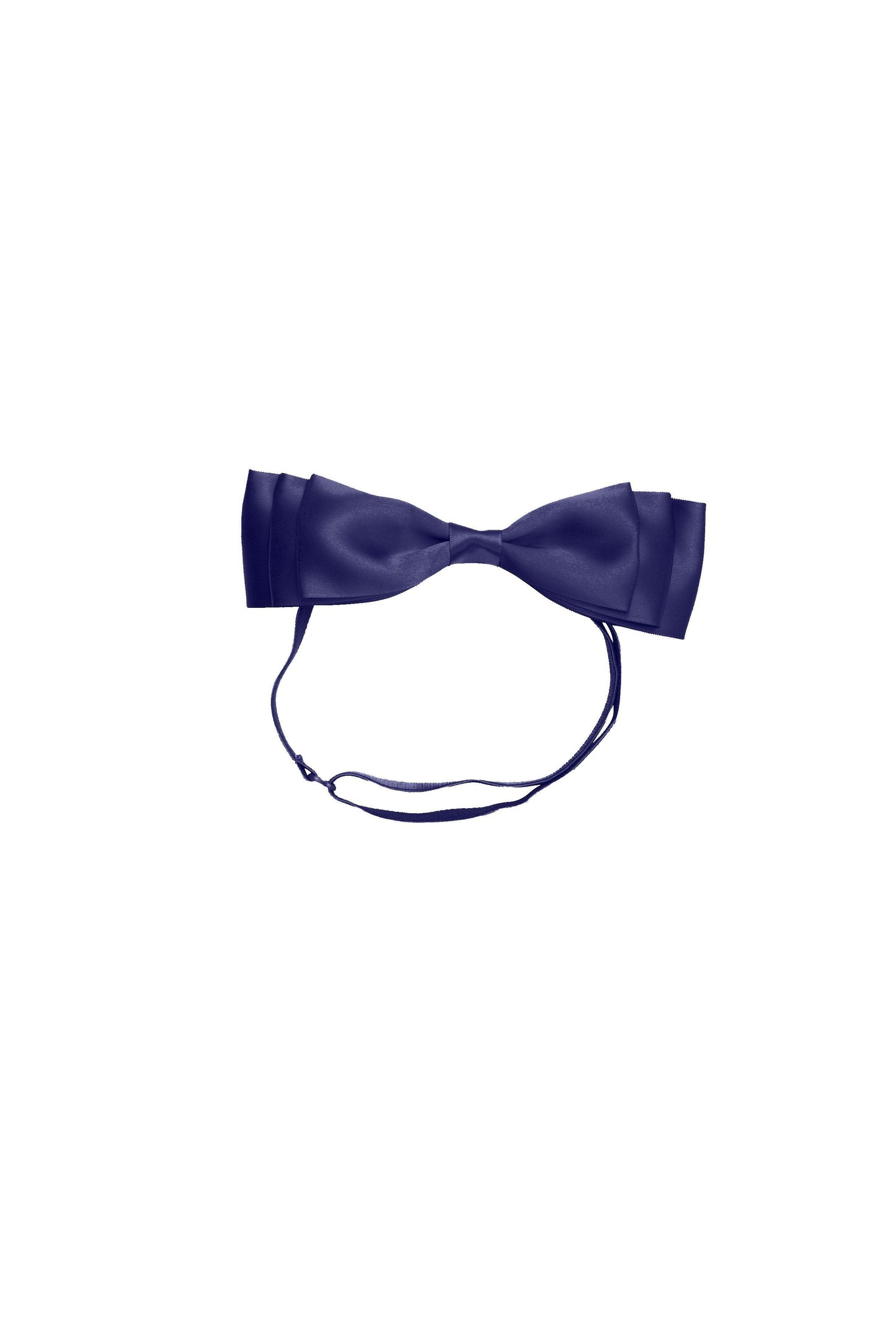 Heather Wrap Satin - Navy