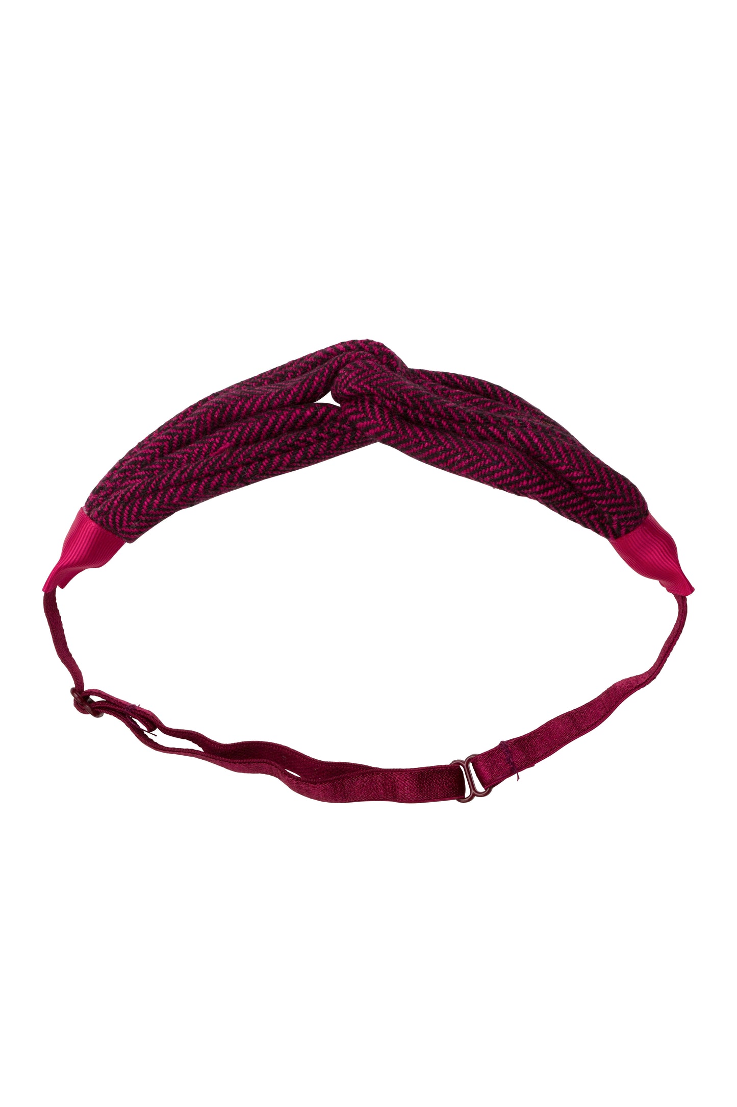 Tubular Herringbone Wrap - Hot Pink