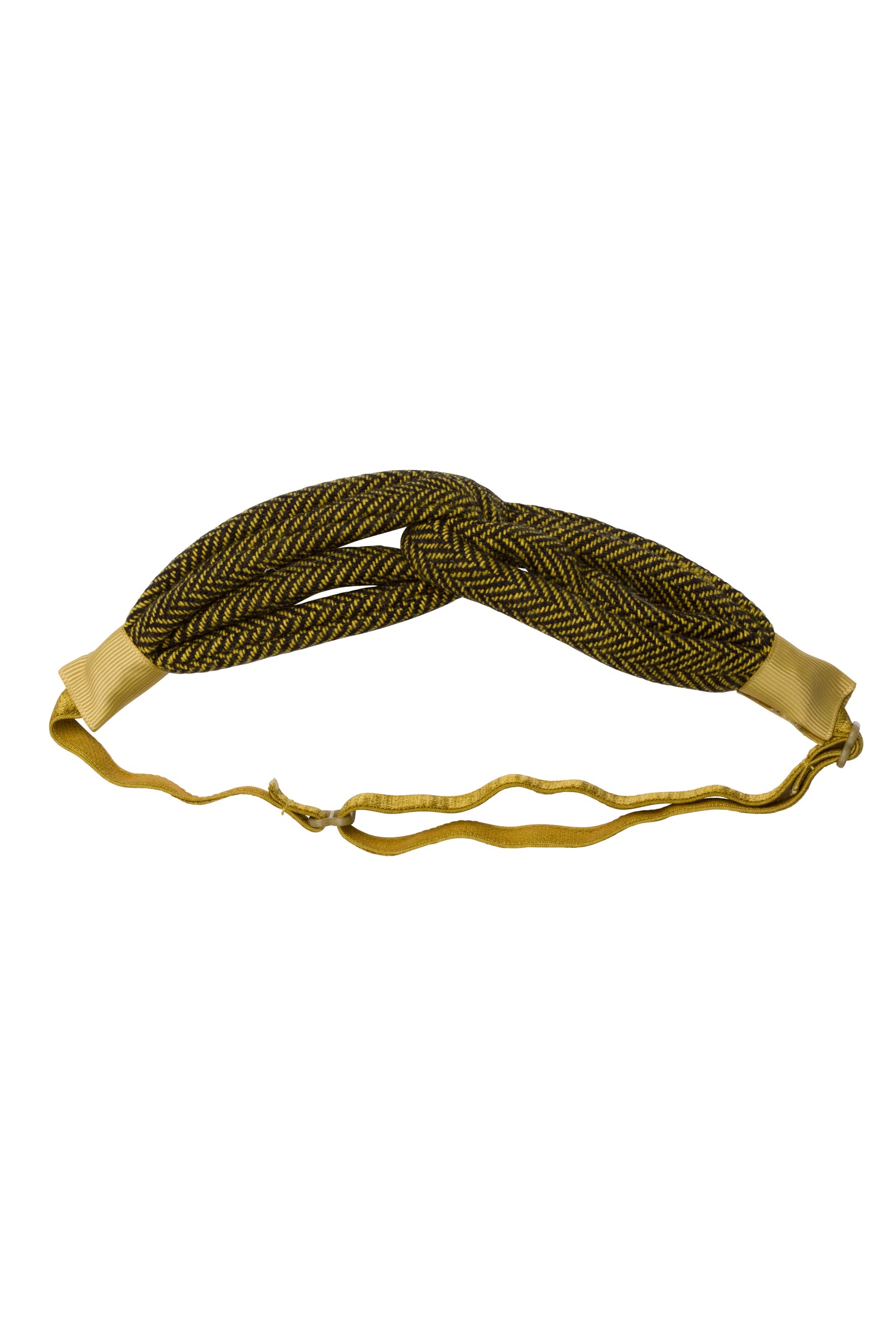 Tubular Herringbone Wrap - Yellow