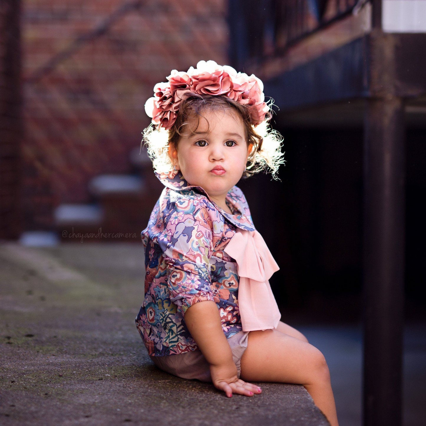 Floral Wreath Petit - Rose