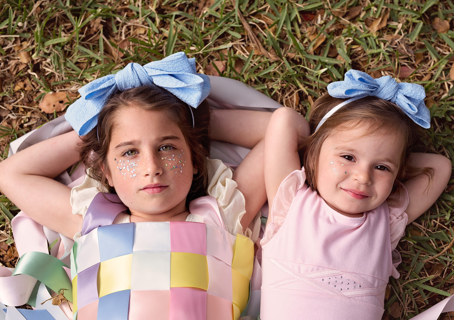 Floppy Muslin Headband - Sky Blue