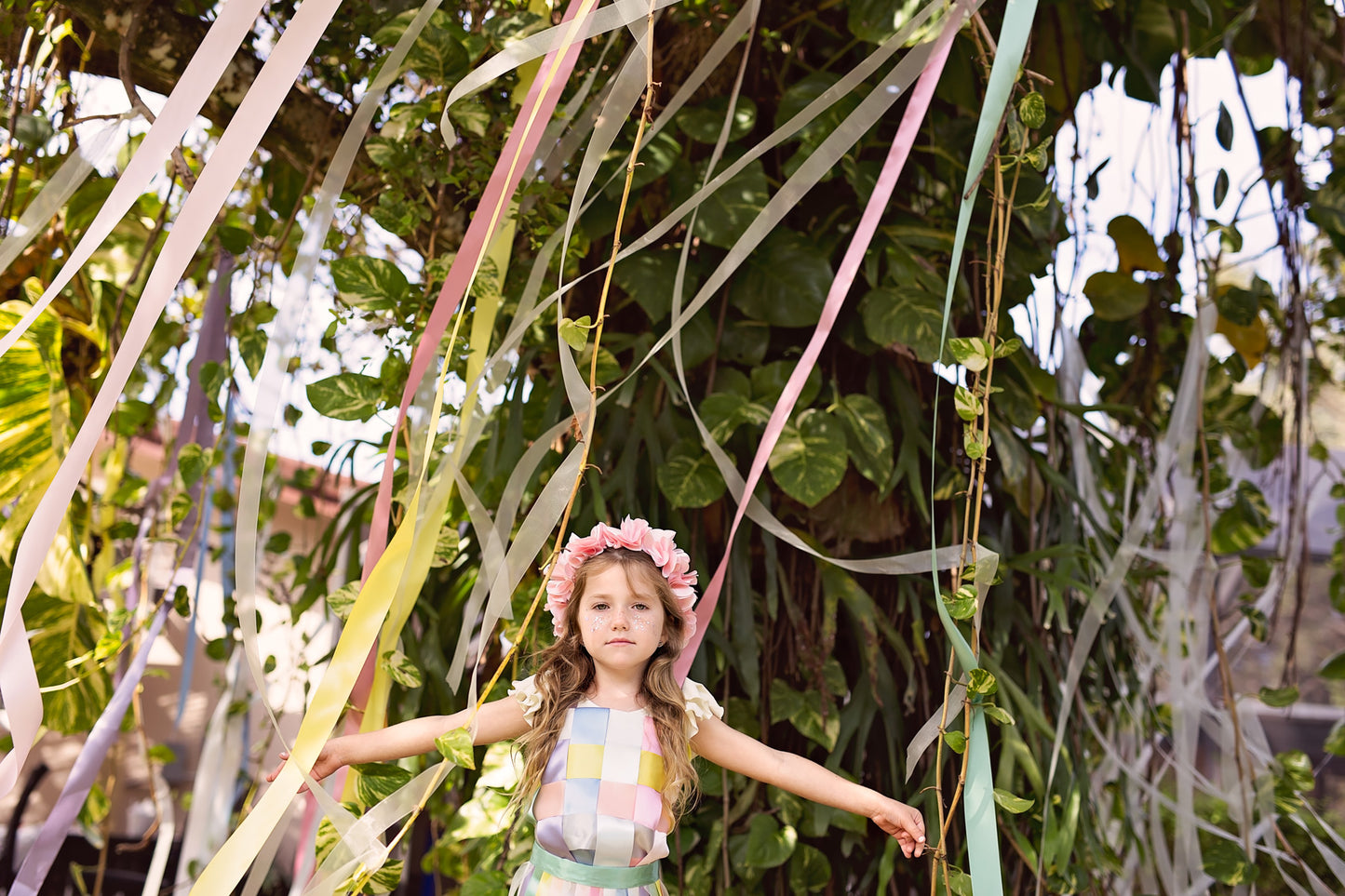 Floral Wreath Full - Baby Pink