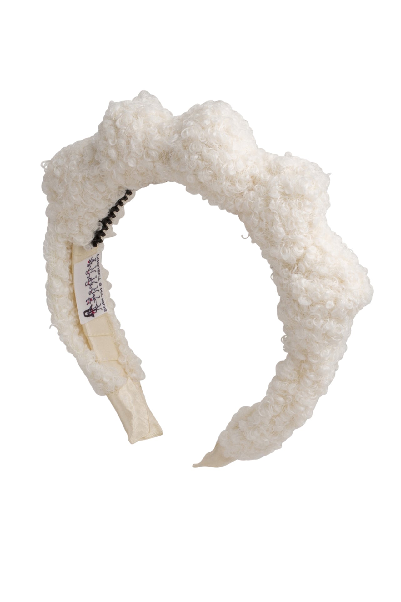 Fuzzy Mountain Queen Headband - Ivory Fur