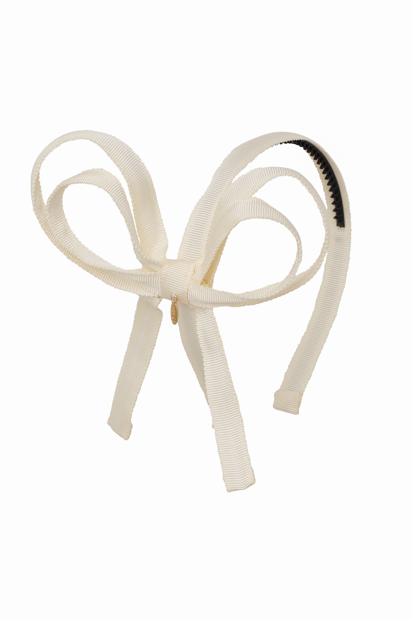 Orchid Butterfly Bow Headband - Ivory