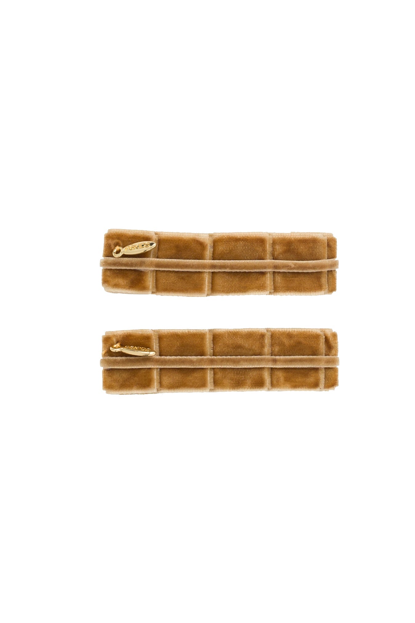 Pristine Pleats Clip Set of 2 - Golden Sand