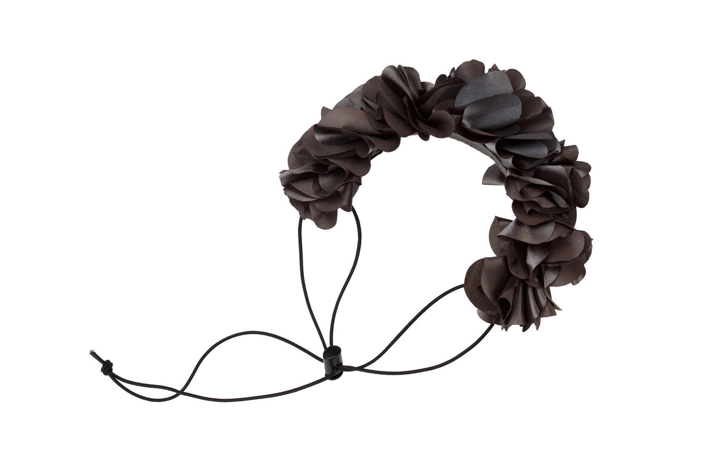Floral Wreath Petit - Charcoal