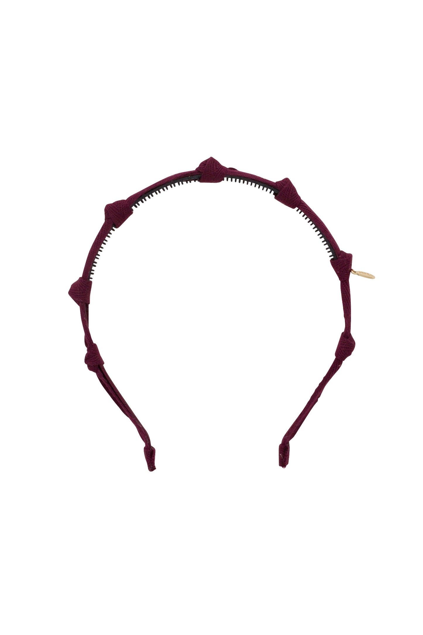 Rosebud Headband - Burgundy