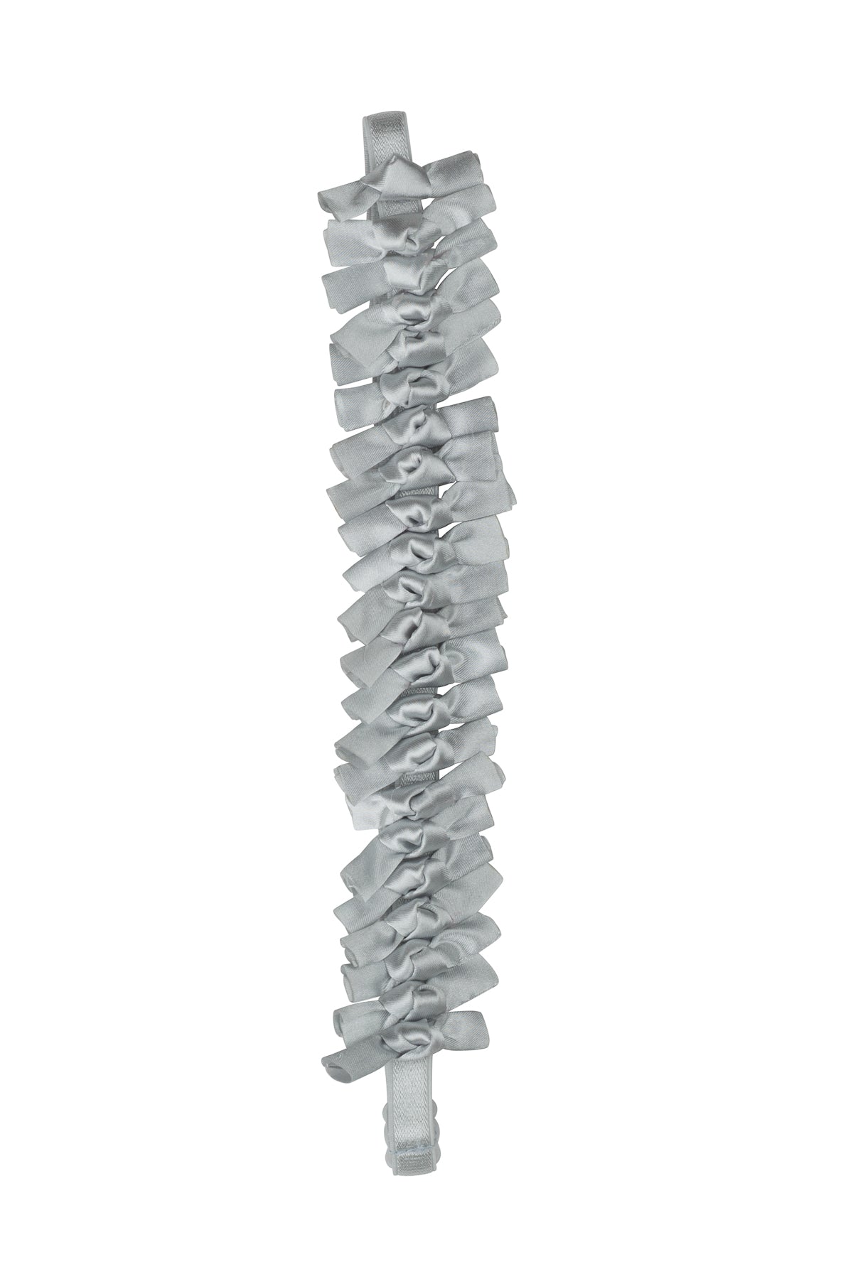 Satin Tied Wrap - Light Silver
